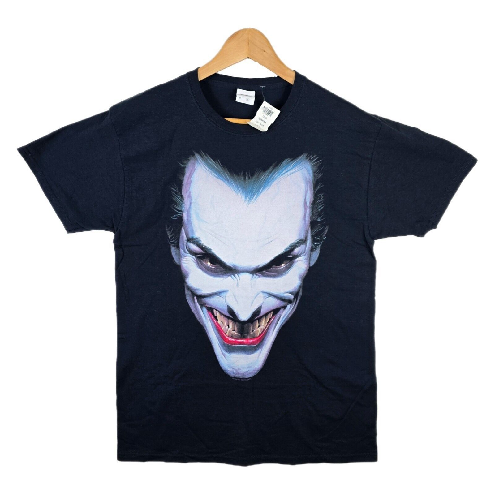 Fruit Of The Loom Joker Big Face Shirt Medium Batman DC Comics Alex Ross Size US M / EU 48-50 / 2 - 1 Thumbnail