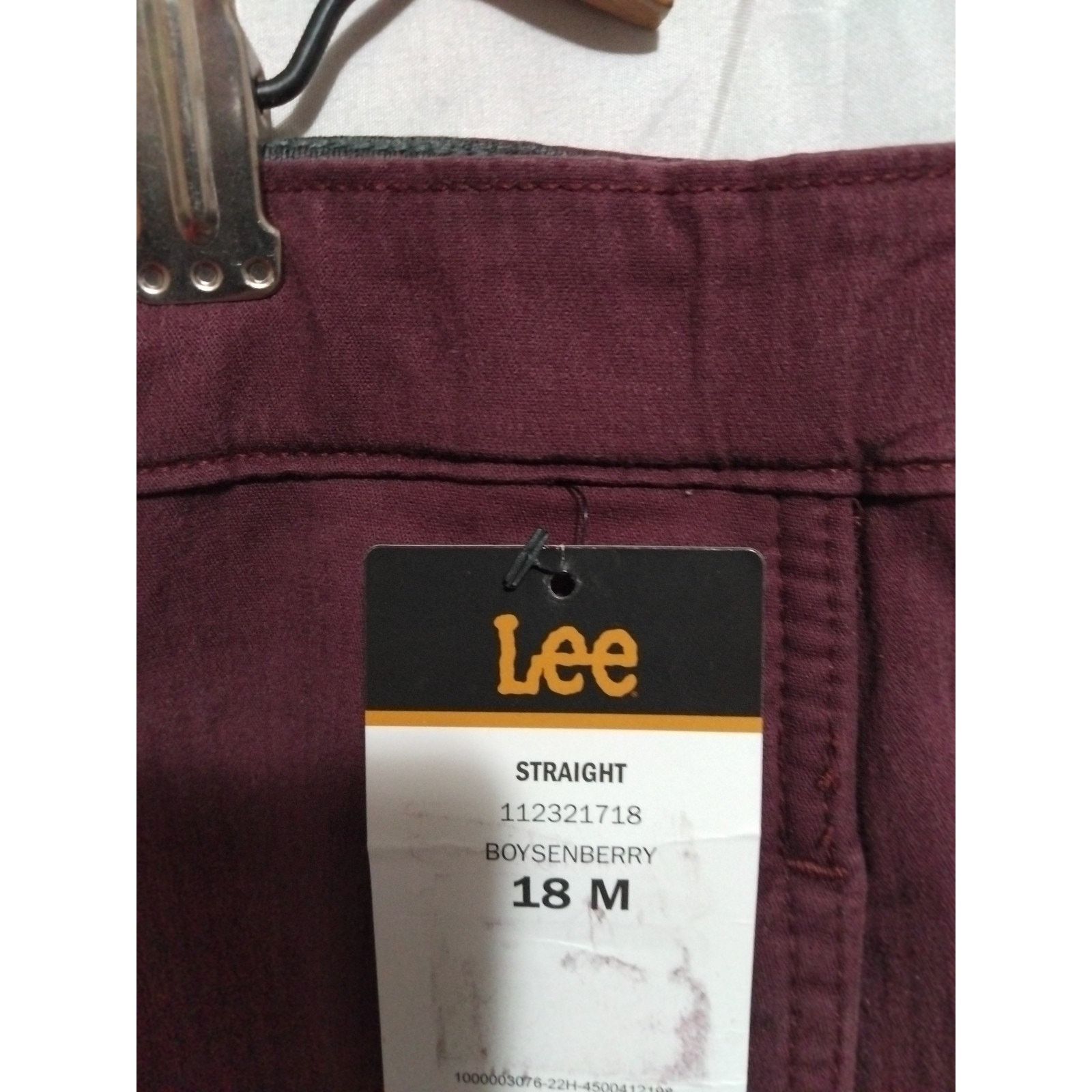 Lee New lee Jean Mid Rise Straight Leg Jean Boysenberry Size 18 Size 40" / US 18 - 3 Thumbnail
