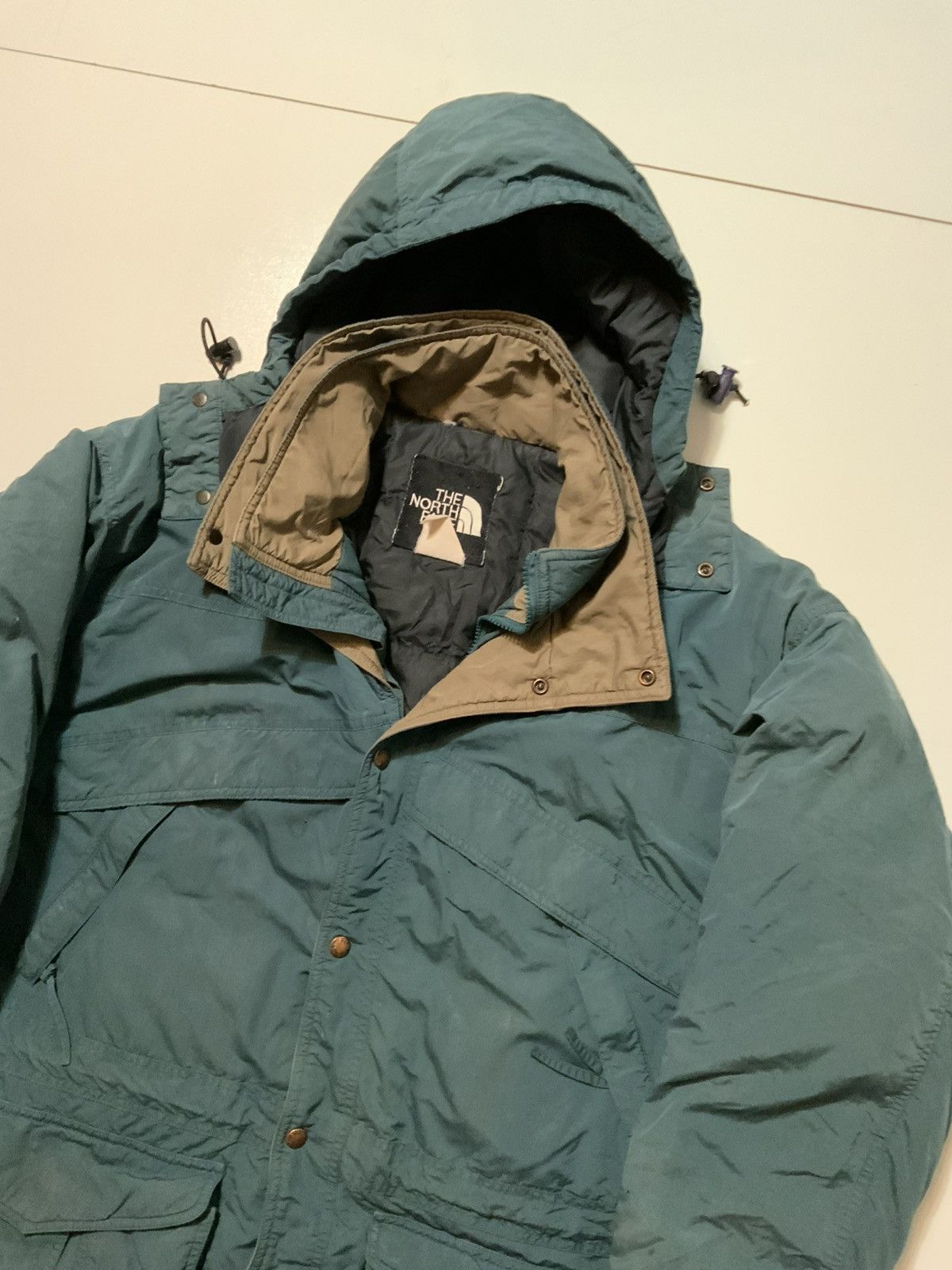 The North Face × Vintage 90s TNF The North Face Goose Down Fill Puffer Parka Jacket Size US XL / EU 56 / 4 - 5 Thumbnail