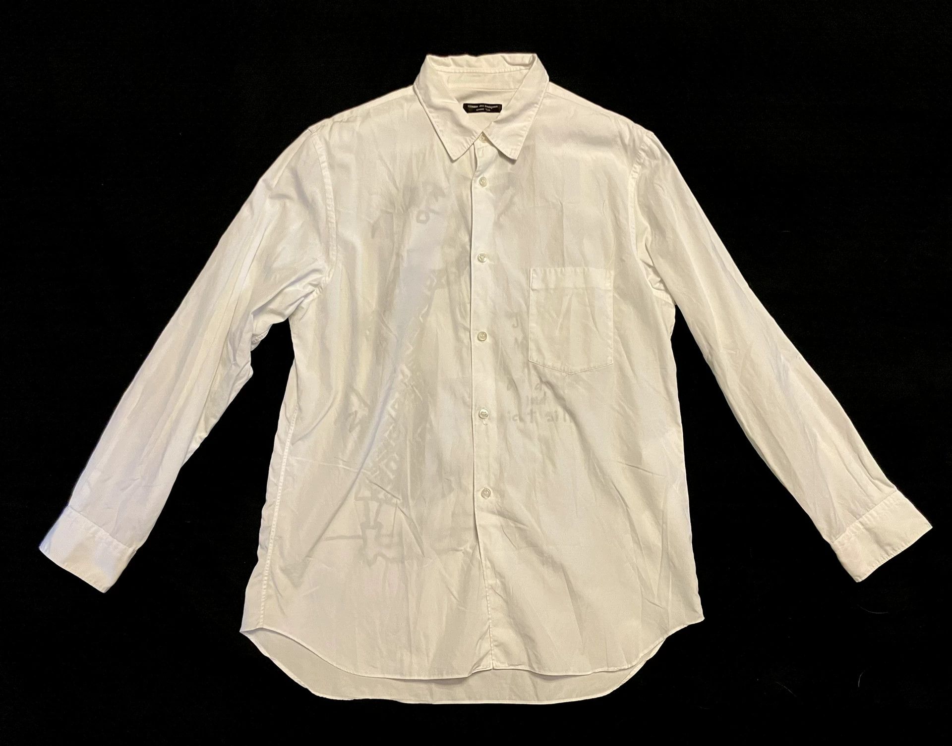 Comme des Garcons CDG Homme Plus 2004ss Reversible Graffiti Utility Shirt Size US S / EU 44-46 / 1 - 7 Thumbnail