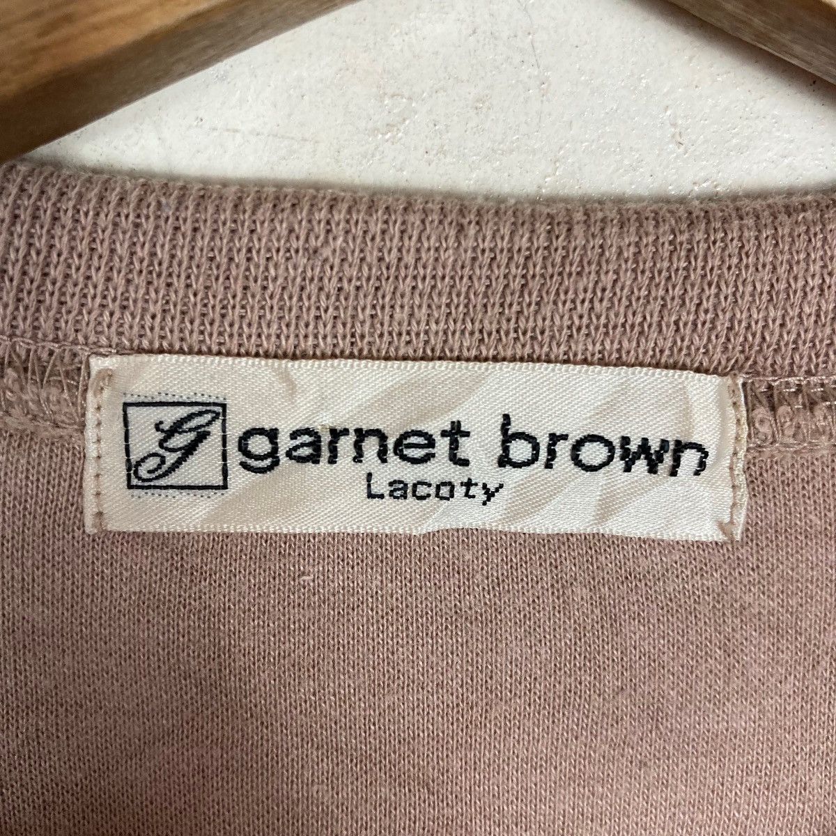 Vintage Vintage Garnet Brown Lacoty Pullover Jumper Sweatshirt Size US M / EU 48-50 / 2 - 6 Thumbnail