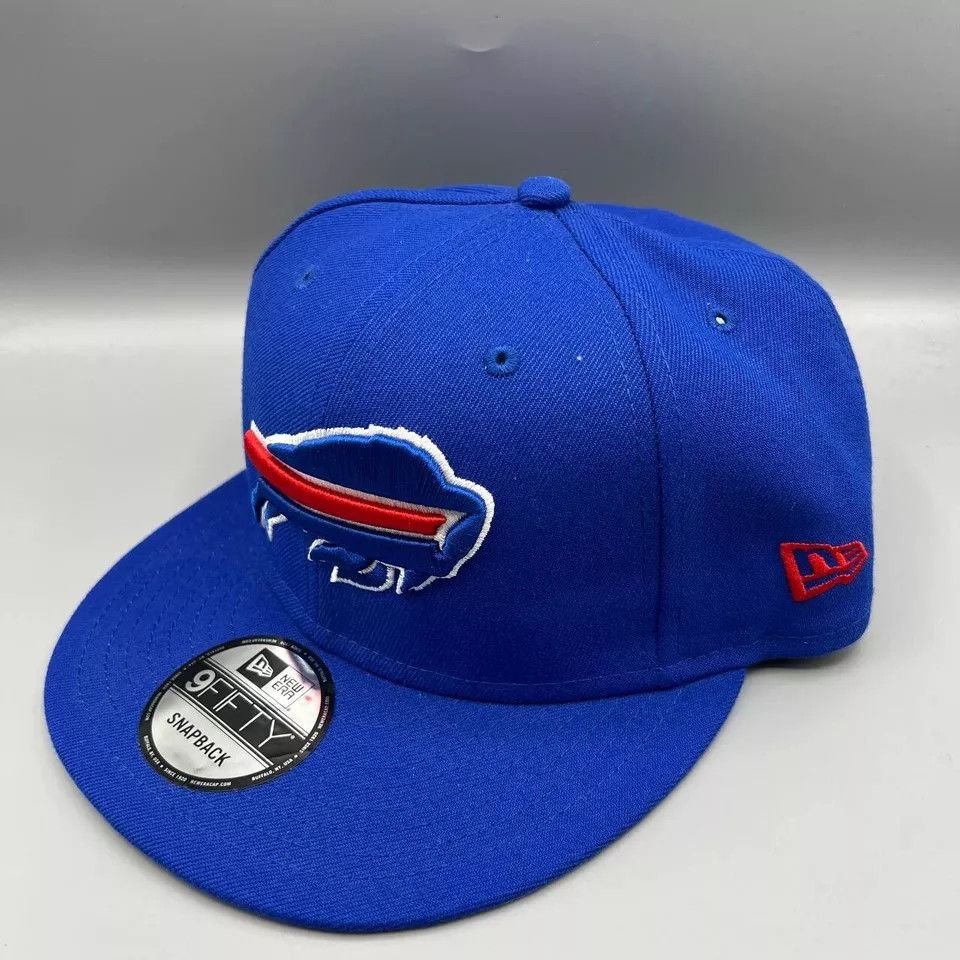 New Era Buffalo Bills Hat Men 9Fifty New Era NFL Snap Back Cap New Size ONE SIZE - 2 Thumbnail