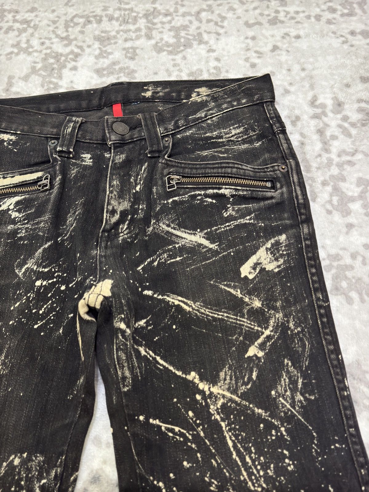 Uniqlo UNIQLO Zipper Acid Wash Jeans Size US 29 - 5 Thumbnail