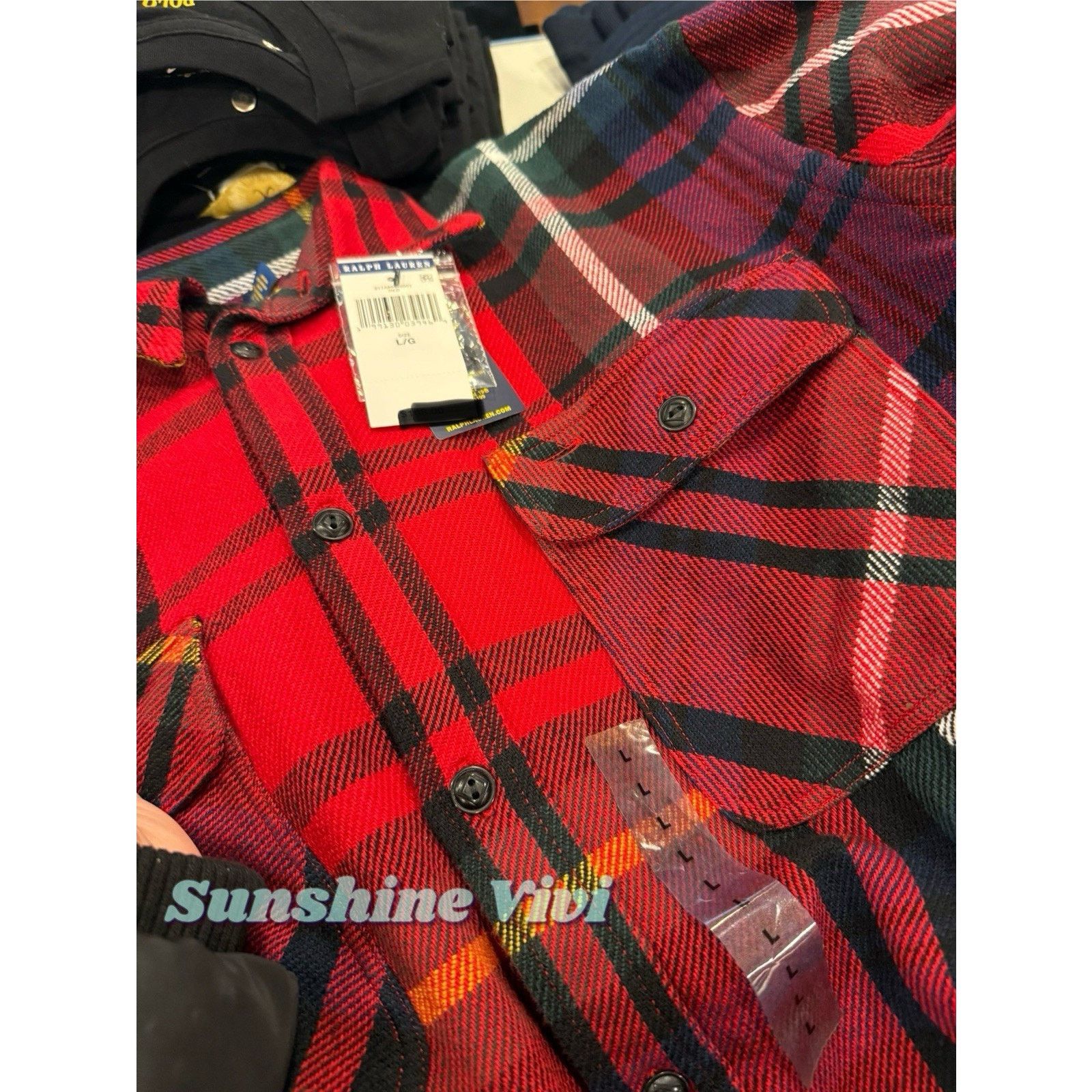 Polo Ralph Lauren NWT Polo Ralph Lauren Women Relaxed Fit Plaid Cotton Shirt Size US L / EU 52-54 / 3 - 5 Thumbnail