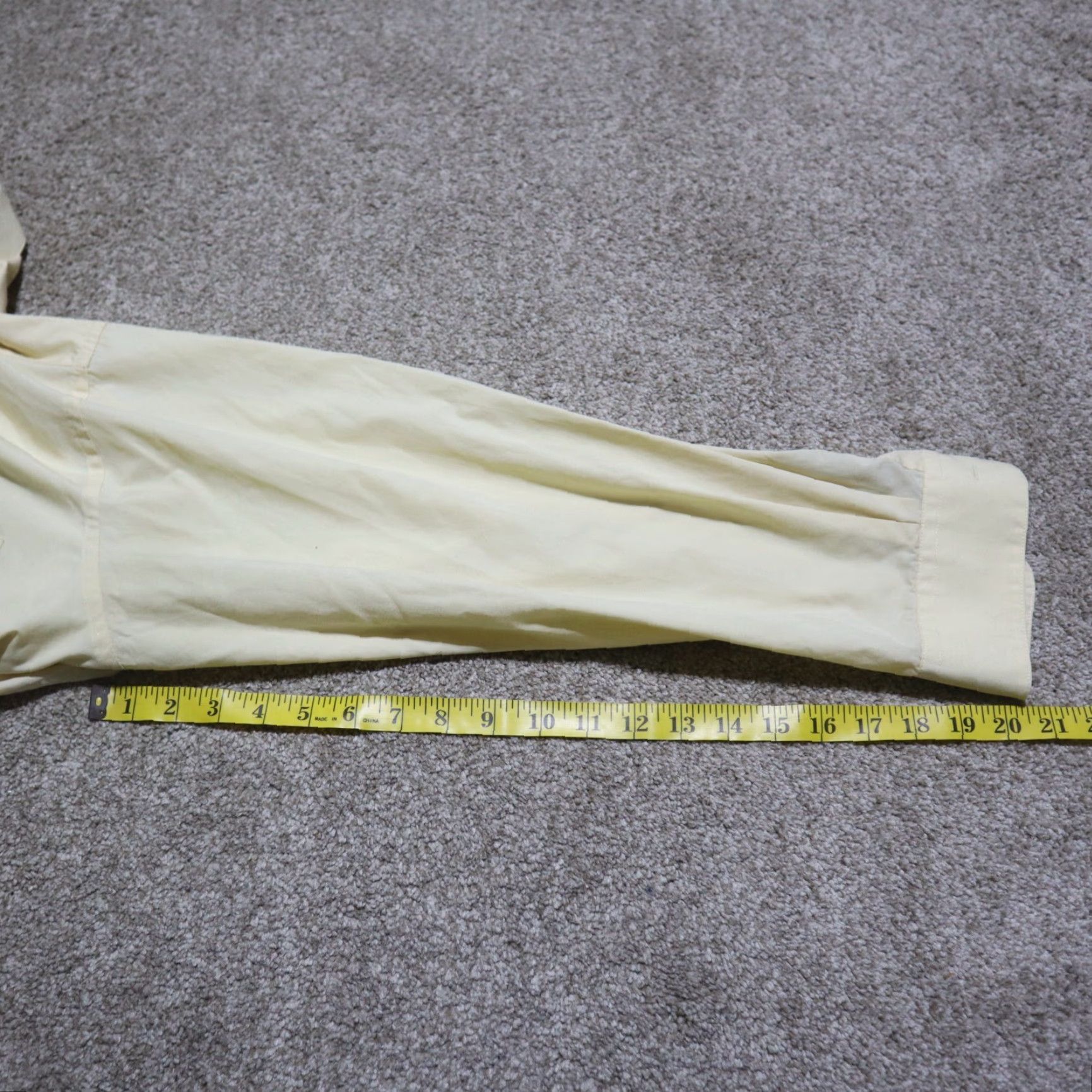 Alexander Julian Alexander Julian Shirt Men L Yellow long sleeve cotton Size US L / EU 52-54 / 3 - 7 Thumbnail
