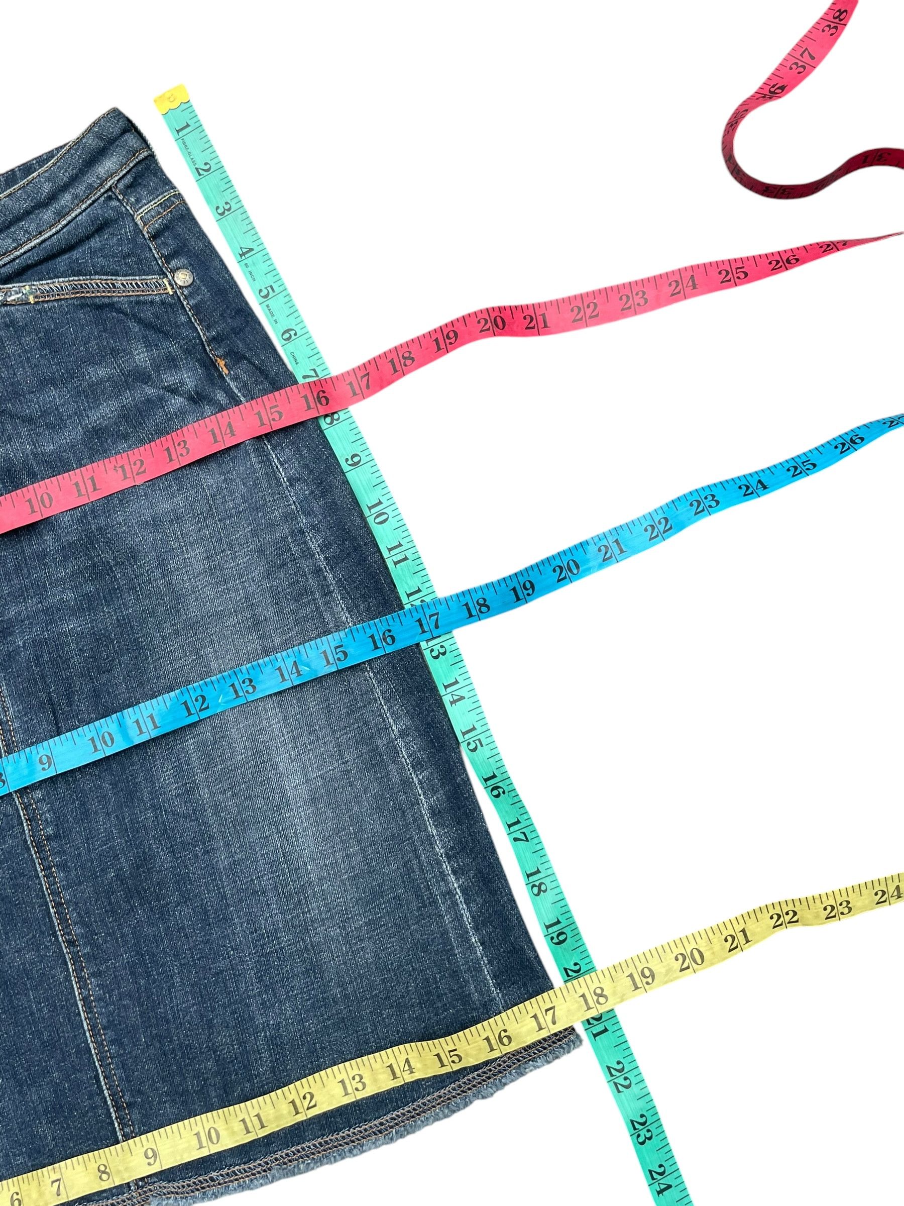 Marithe + Francois Girbaud Vintage Marithe Francois Girbaud Le Jean Denim Skirt Size 26" / US 2 / IT 38 - 16 Thumbnail