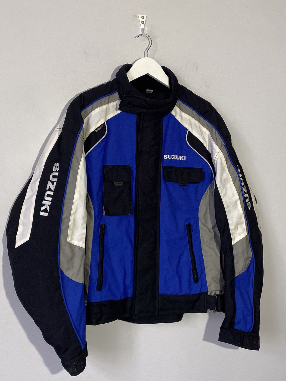 Japanese Brand 🔥 00s SUZUKI MOTORCYCLE RIDING JACKET Y2K BIKER STYLE RACING Size US S / EU 44-46 / 1 - 3 Thumbnail
