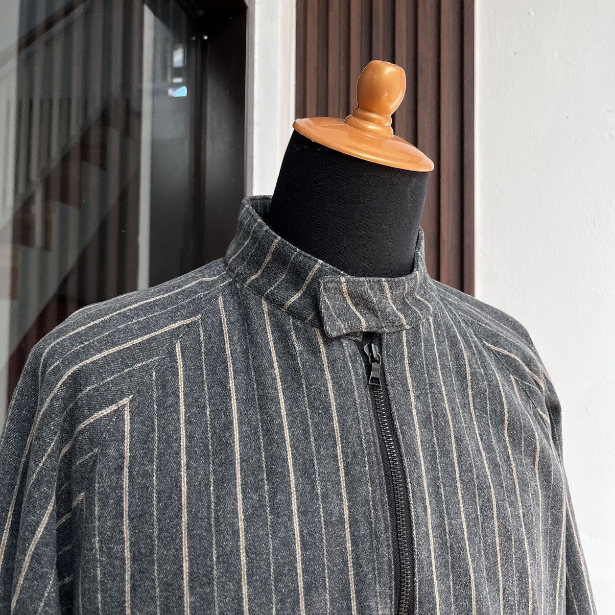 Paul Smith Biker Jacket Paul Smith London Striped Grey Size US L / EU 52-54 / 3 - 3 Thumbnail