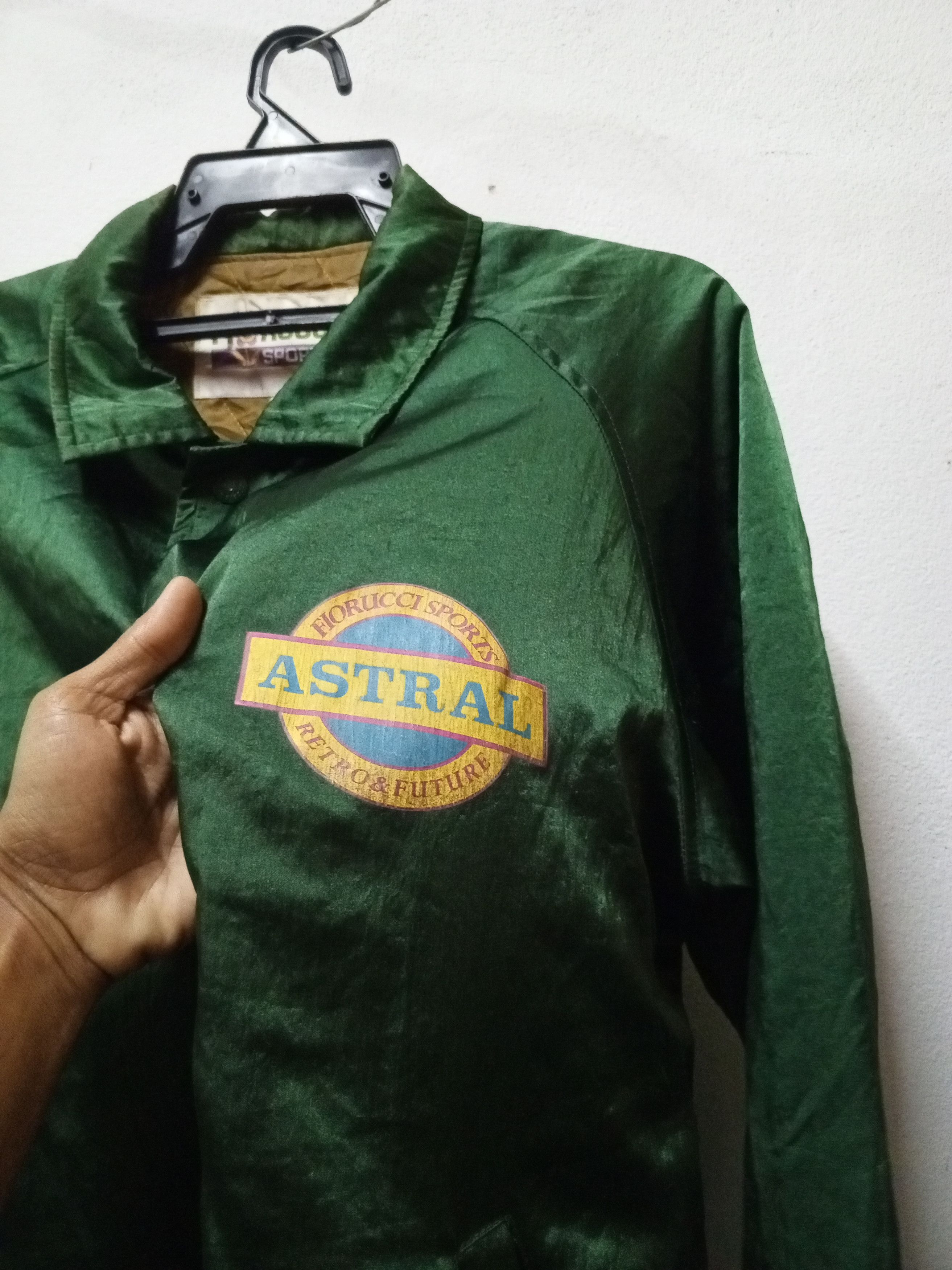 Fiorucci vintage 70s FIORUCCI SPORT ITALY COACH JACKET GREEN Size US XL / EU 56 / 4 - 5 Thumbnail