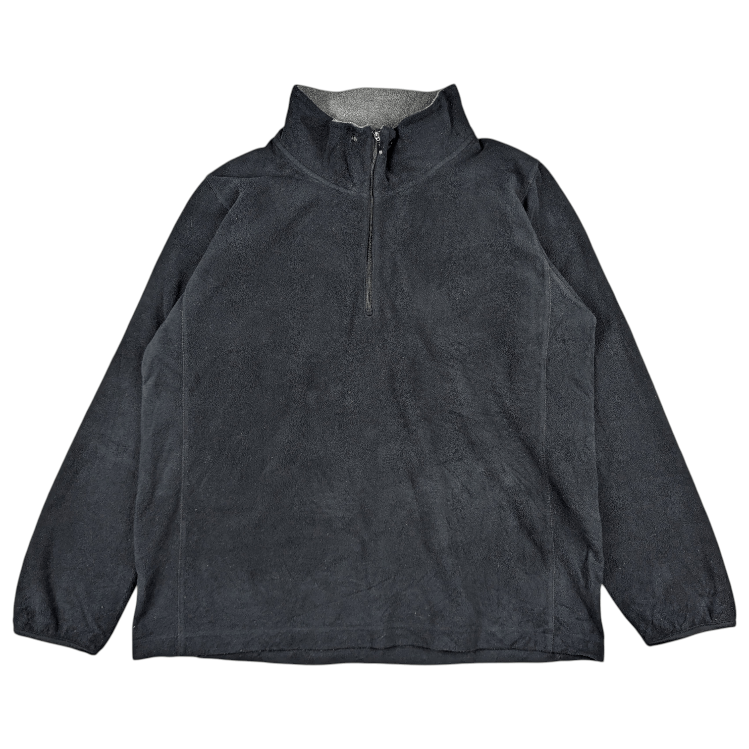 Uniqlo UNIQLO Dark Blue Micro Fleece Sweatshirts Pullover Size US L / EU 52-54 / 3 - 2 Thumbnail