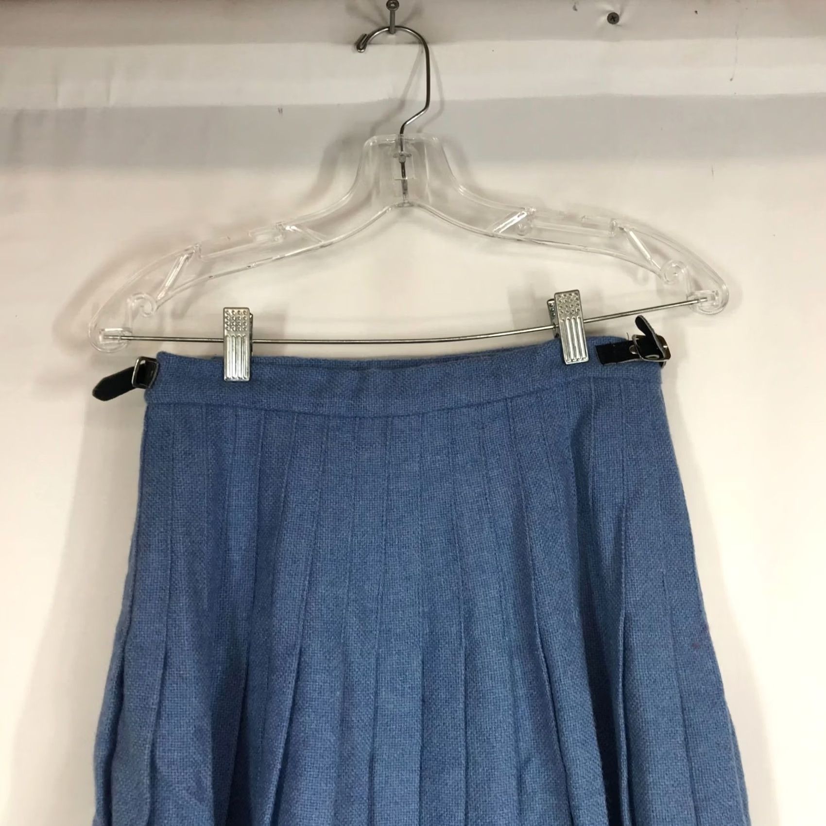 Vintage VINTAGE ESK VALLEY WOMEN'S Skirt Wrap 16 Blue Size 38" / US 16 / IT 52 - 2 Thumbnail