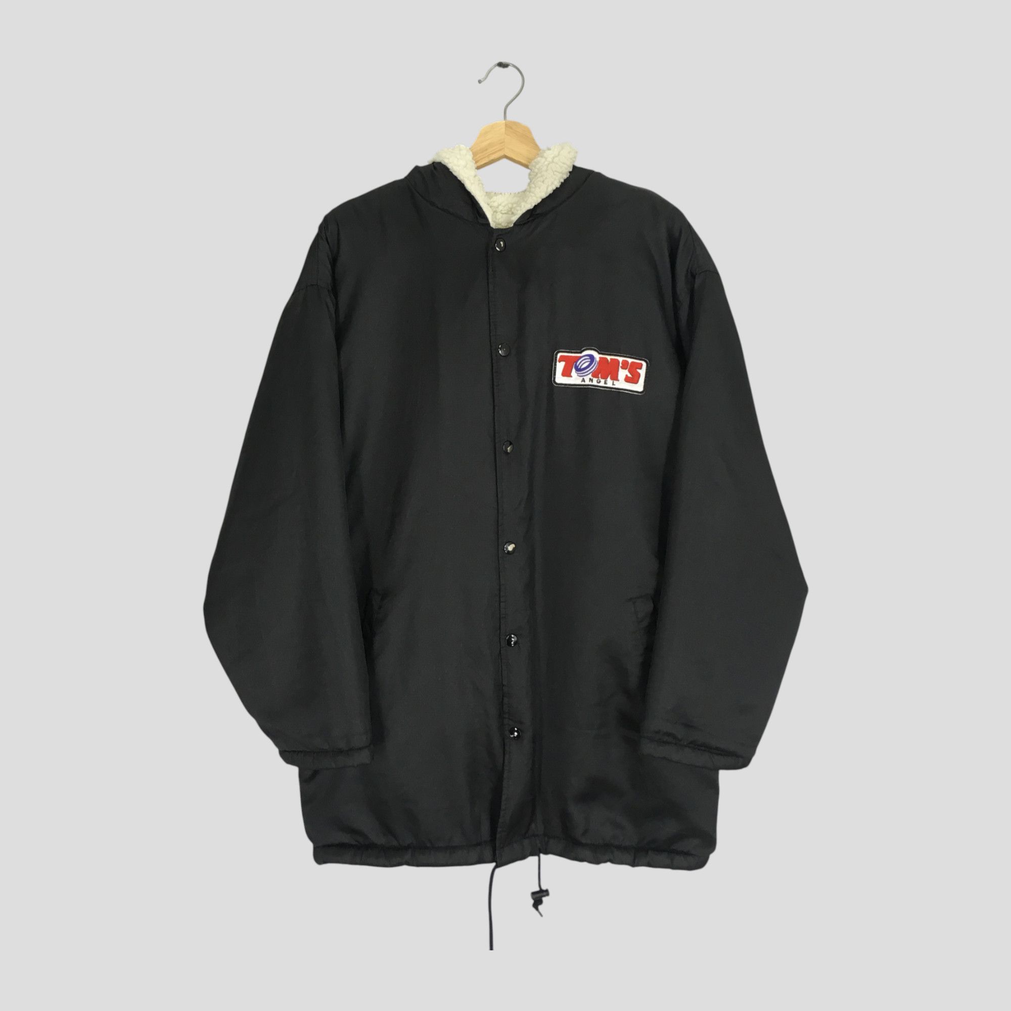 Toms Vintage 90s Tom's Sherpa Lining Motorsport Racing Hoodie Size US M / EU 48-50 / 2 - 2 Thumbnail