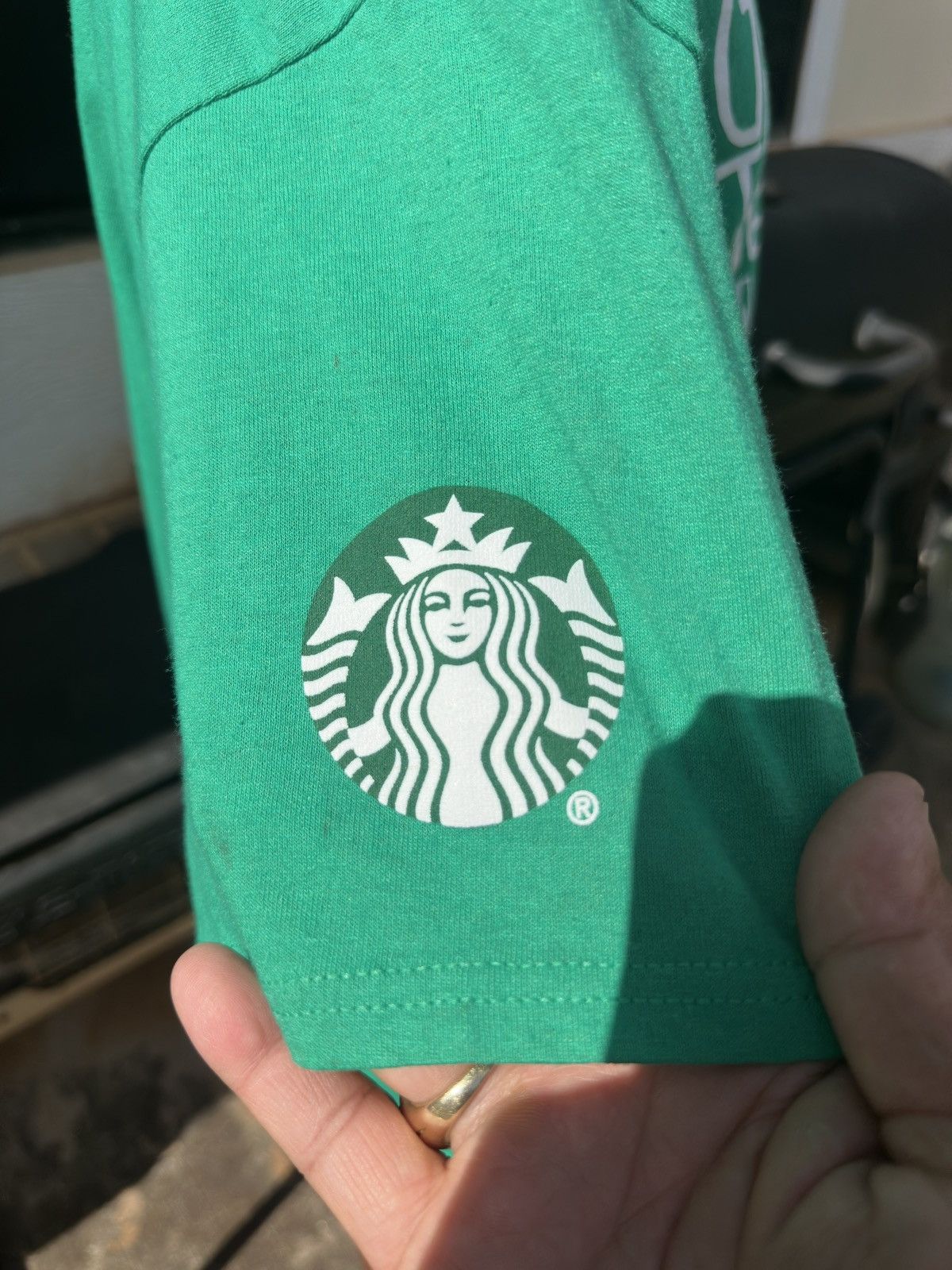 Other Starbucks Good Things Are Happening Employee T-Shirt LARGE Size US L / EU 52-54 / 3 - 3 Thumbnail