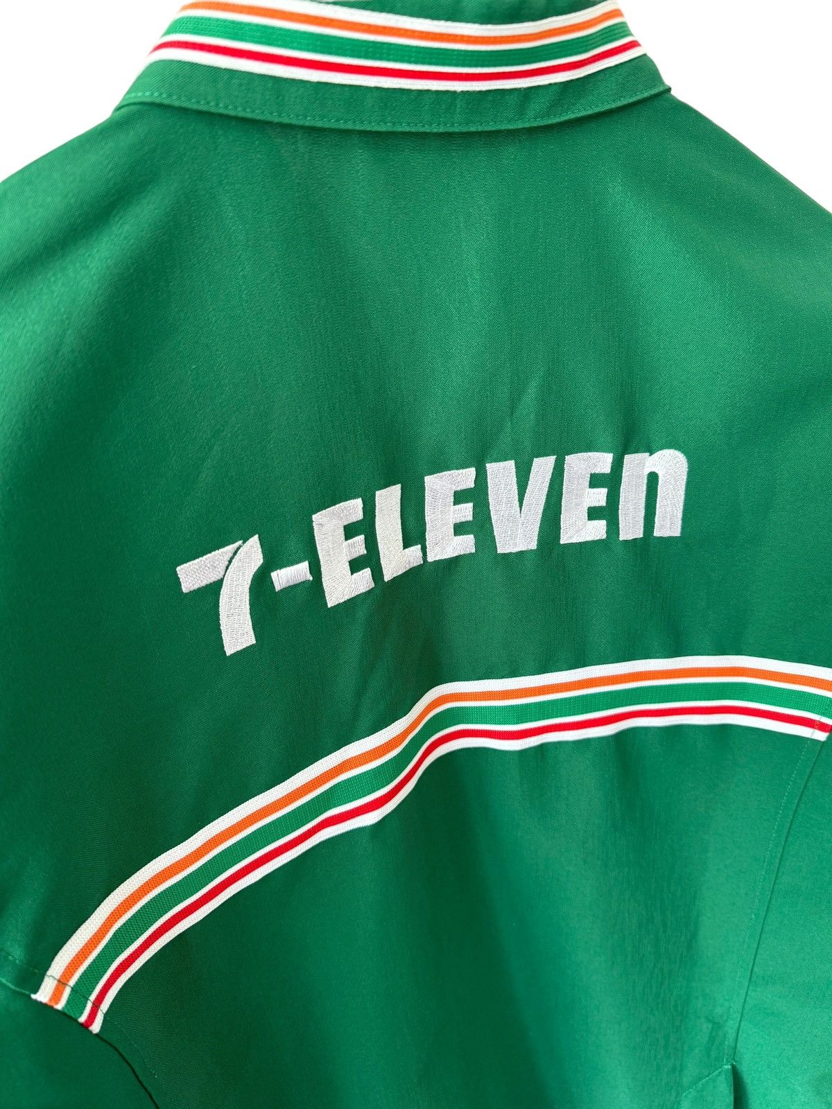 Japanese Brand Vintage 7-Eleven Uniform Jacket/Shirt Zip Up Size US M / EU 48-50 / 2 - 10 Thumbnail