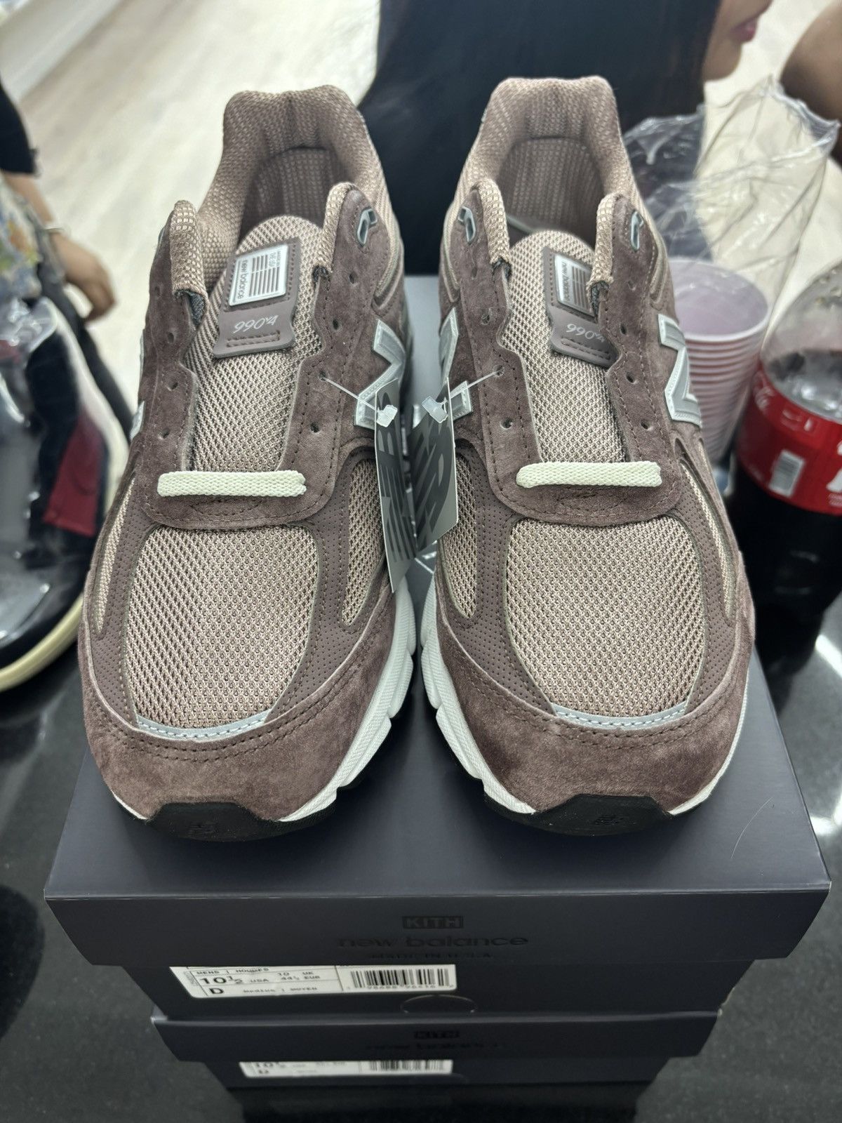 Kith × New Balance KITH X NEW BALANCE 990V4 Size US 10.5 / EU 43-44 - 4 Thumbnail