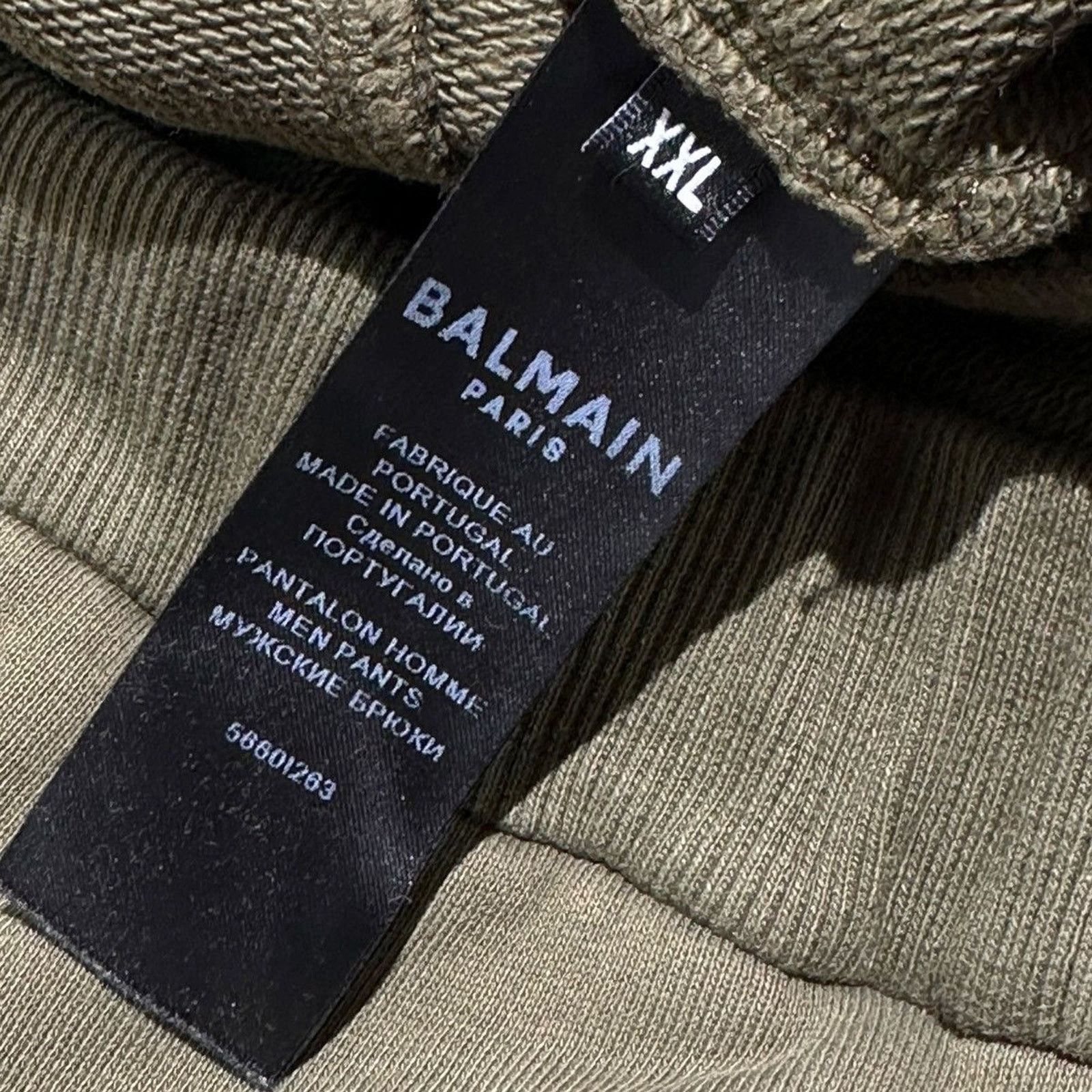 Balmain Logo moto ribbed sweatpants Size US 36 / EU 52 - 5 Thumbnail