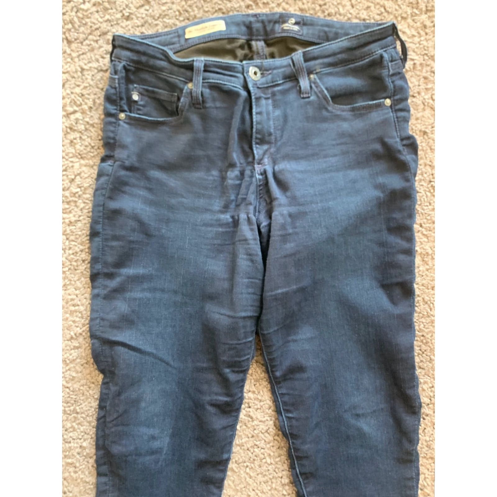 Vintage VINTAGE Adriano Goldschmied The Absolute Legging Extreme Skinny Jeans 28R Dark Wash Blue 28 Skinny Womens Jeans 31 in Inseam Hea... Size 28" / US 6 / IT 42 - 4 Thumbnail