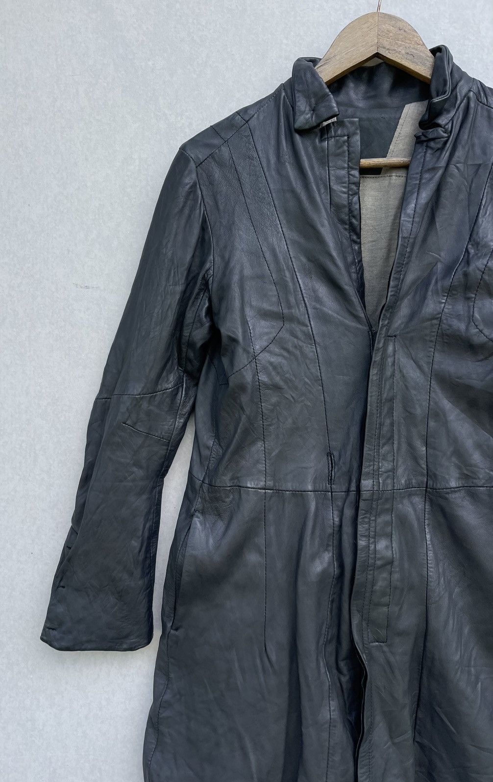 If Six Was Nine × Japanese Brand × KMRii 🔥VINTAGE HOCQUY SHEEP LEATHER COAT/JACKET Size US S / EU 44-46 / 1 - 7 Thumbnail