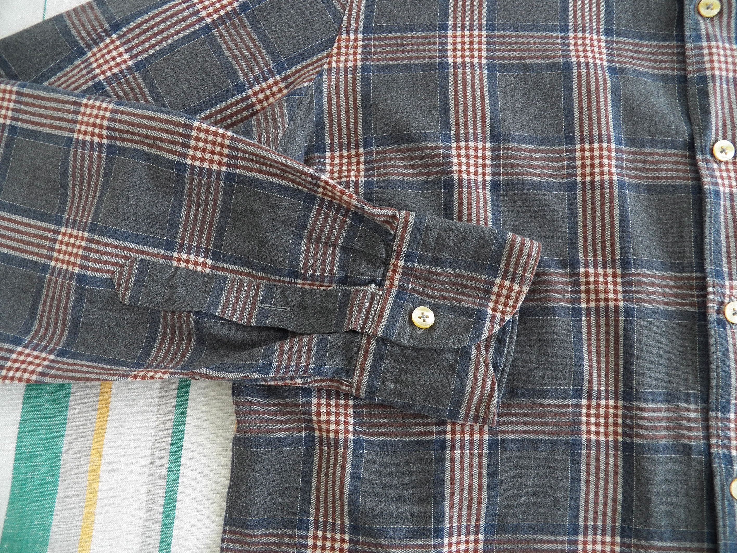 Other Caliban Camiceria Dress Shirt Plaid Cotton 16 41 Slim Fit Size US M / EU 48-50 / 2 - 7 Thumbnail