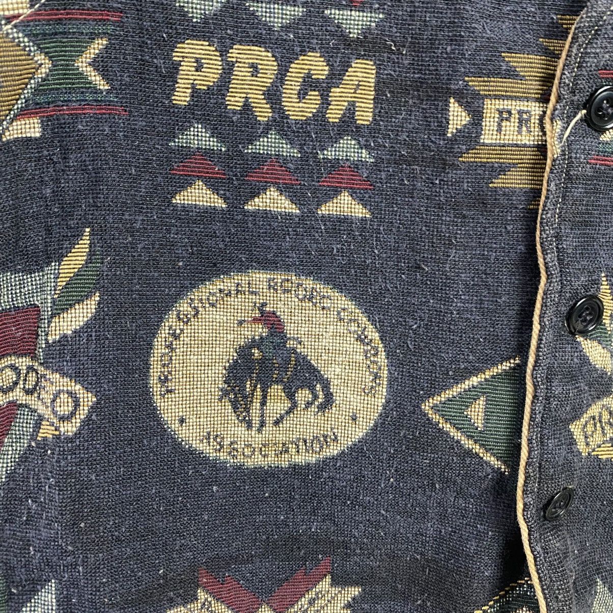 Other Vintage 90s ProRodeo PRCA aztec vest Size US S / EU 44-46 / 1 - 10 Thumbnail