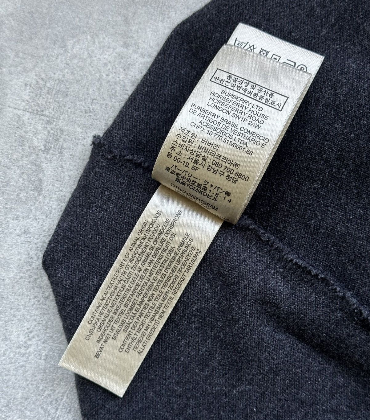 Burberry Burberry Men's Long Sleeve Polo Shirt Size XXL Check Placket Size US XXL / EU 58 / 5 - 9 Thumbnail