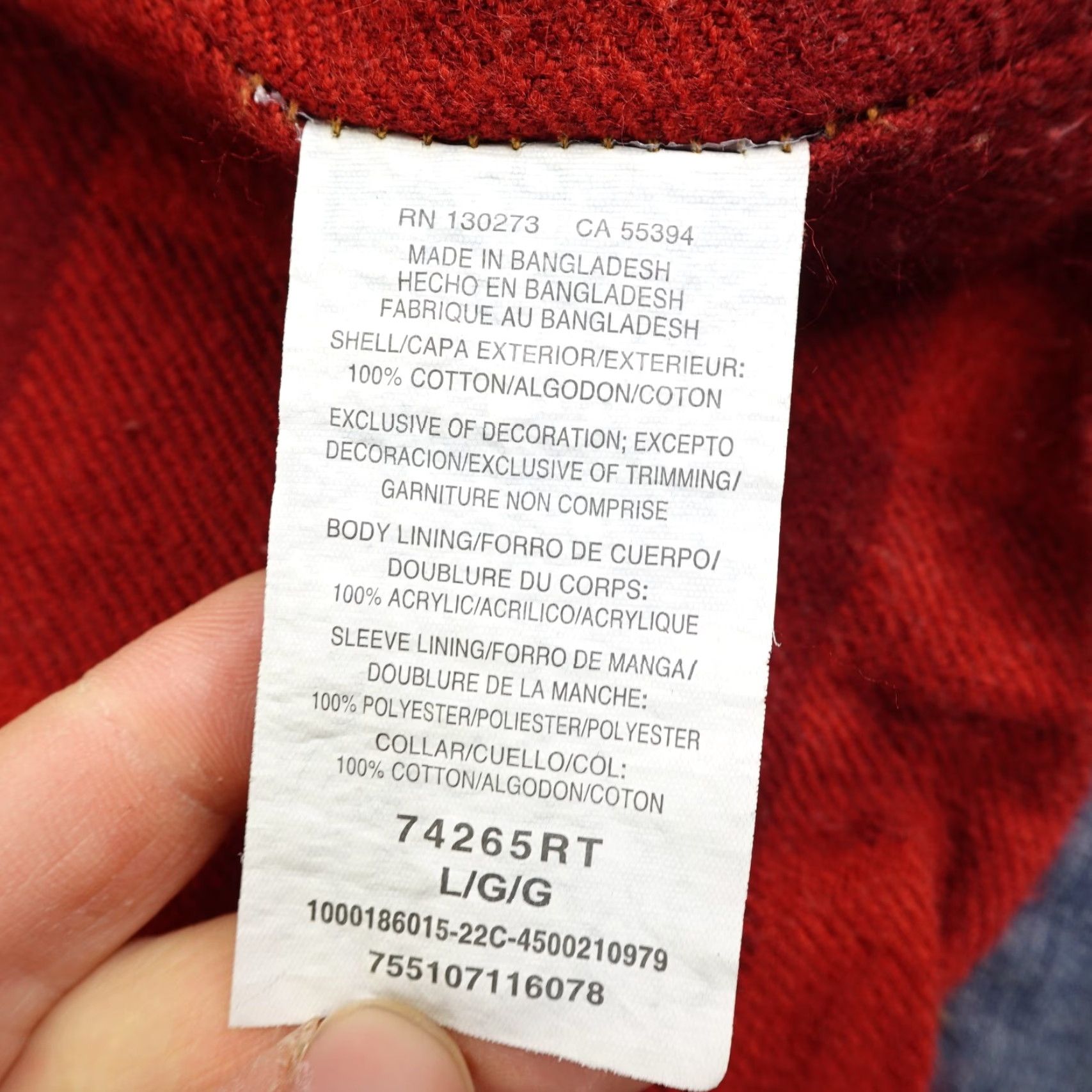 Wrangler VINTAGE Wrangler Denim Jacket Mens Large Western Chore Coat Casual Workwear 90s Blue Size US 33 - 6 Thumbnail