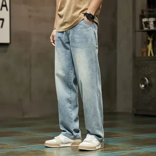 Loose Retro Blue Denim