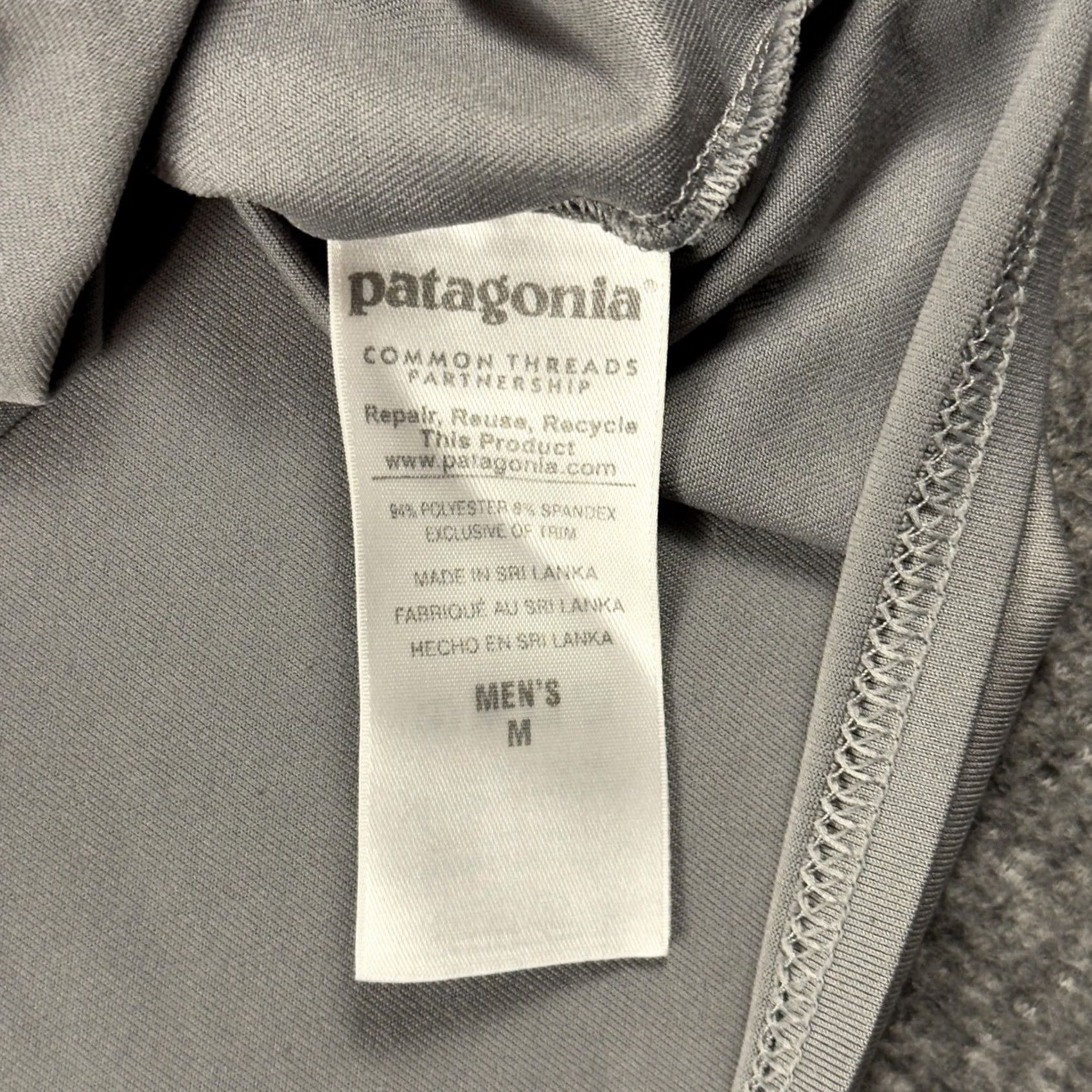 Patagonia Patagonia Capilene Daily Shirt Mens Medium Gray Short Sleeve Base Layer Tee Size US M / EU 48-50 / 2 - 5 Thumbnail