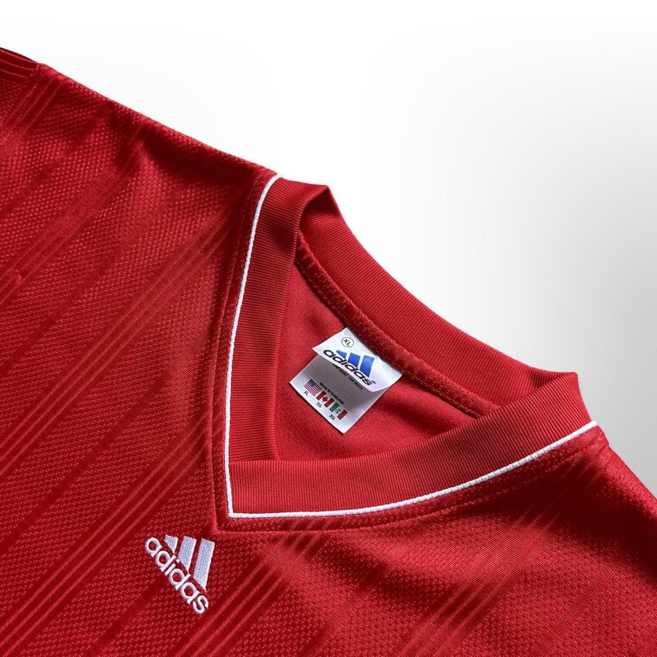 Adidas × Vintage Adidas Vintage Red Soccer Jersey Number 5 Size US XL / EU 56 / 4 - 6 Thumbnail