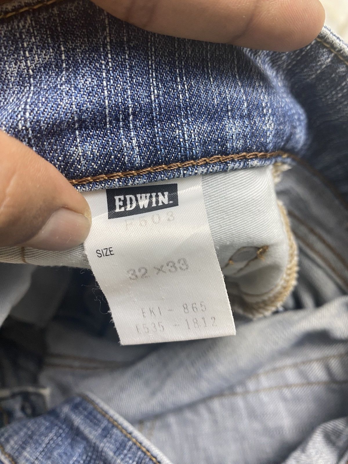 Edwin × Japanese Brand FADED DENIM EDWIN 503 32x39 Size US 32 / EU 48 - 7 Thumbnail