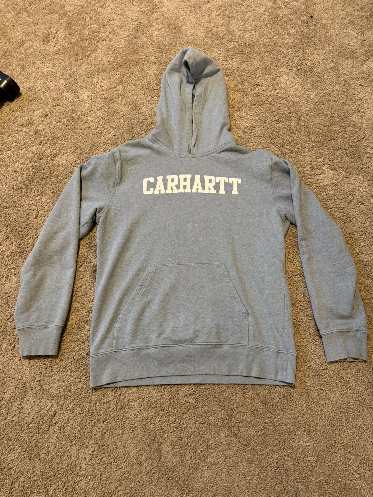 Carhartt Wip Carhartt WIP College Hooded Sweatshirt Light Blue Size Large Size US L / EU 52-54 / 3 - 1 Thumbnail