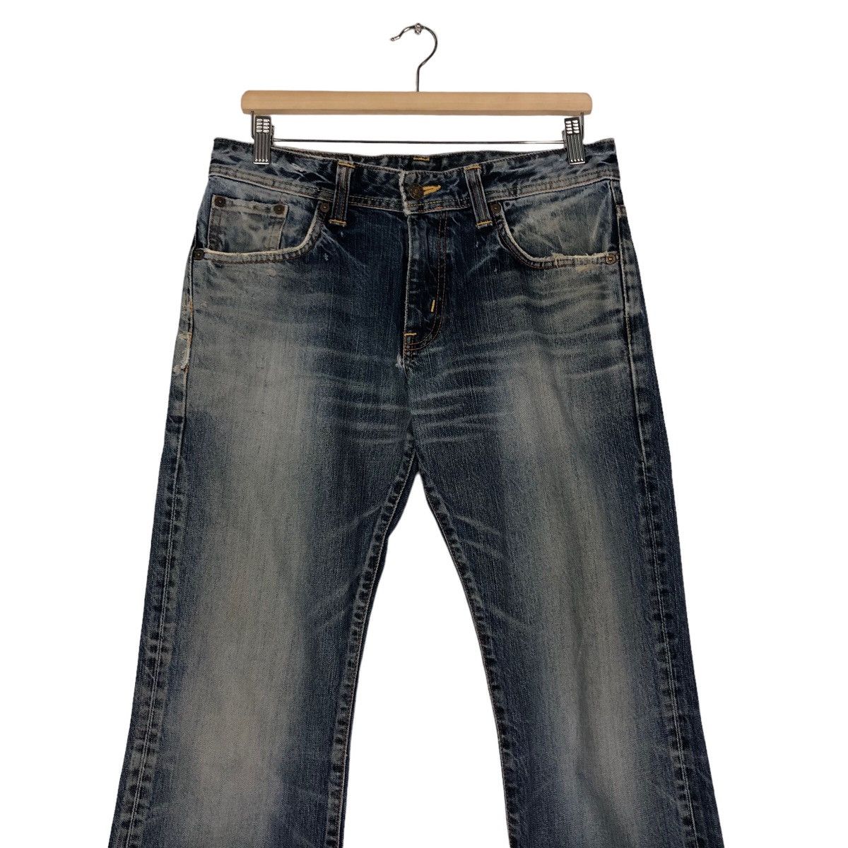 Hysteric Glamour 🔥Vintage Denim Jeans Red Line Edwin Japan Made Size US 32 / EU 48 - 4 Thumbnail