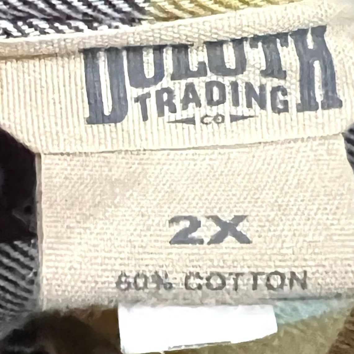 Duluth Trading Company VINTAGE Duluth Trading Women’s Flannel Plaid Shirt Top Crosscut Wicking Roll Tab 2X Size XXL / US 16-18 / IT 52-54 - 6 Thumbnail