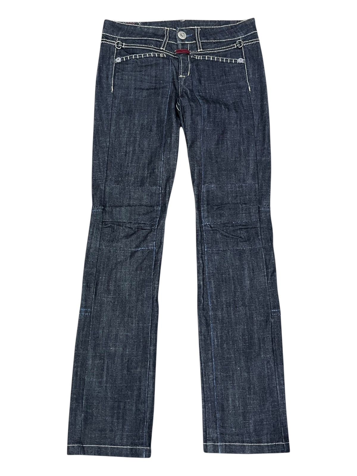 Marithe + Francois Girbaud × Vintage 🔥Vintage MARITHE FRANCOIS GIRBAUD Buttons Leg Straight Fit Size 28" / US 6 / IT 42 - 2 Thumbnail