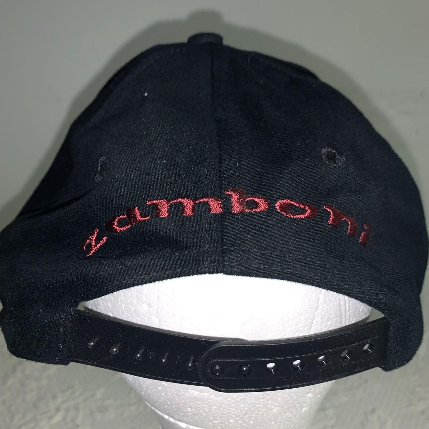 Vintage Zamboni Hat One Size Black Cap Snap Back Adult Cotton Ice Resurfacer Vtg Size ONE SIZE - 3 Thumbnail