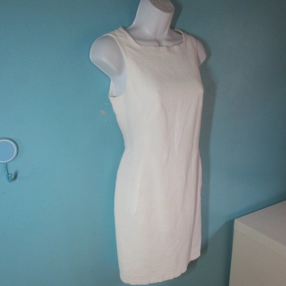 Vintage Max Studio Leon Max White Mini Sheath 6 Size M / US 6-8 / IT 42-44 - 6 Thumbnail