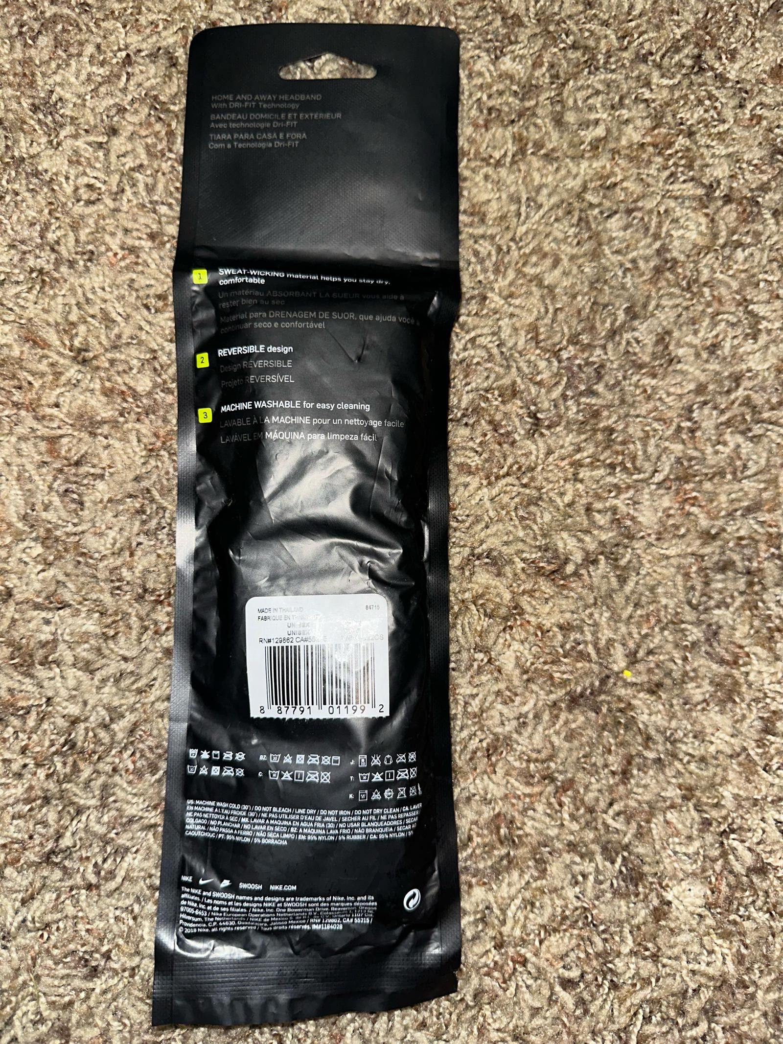 Nike Nike Home And Away Reversible Headband Size ONE SIZE - 8 Thumbnail