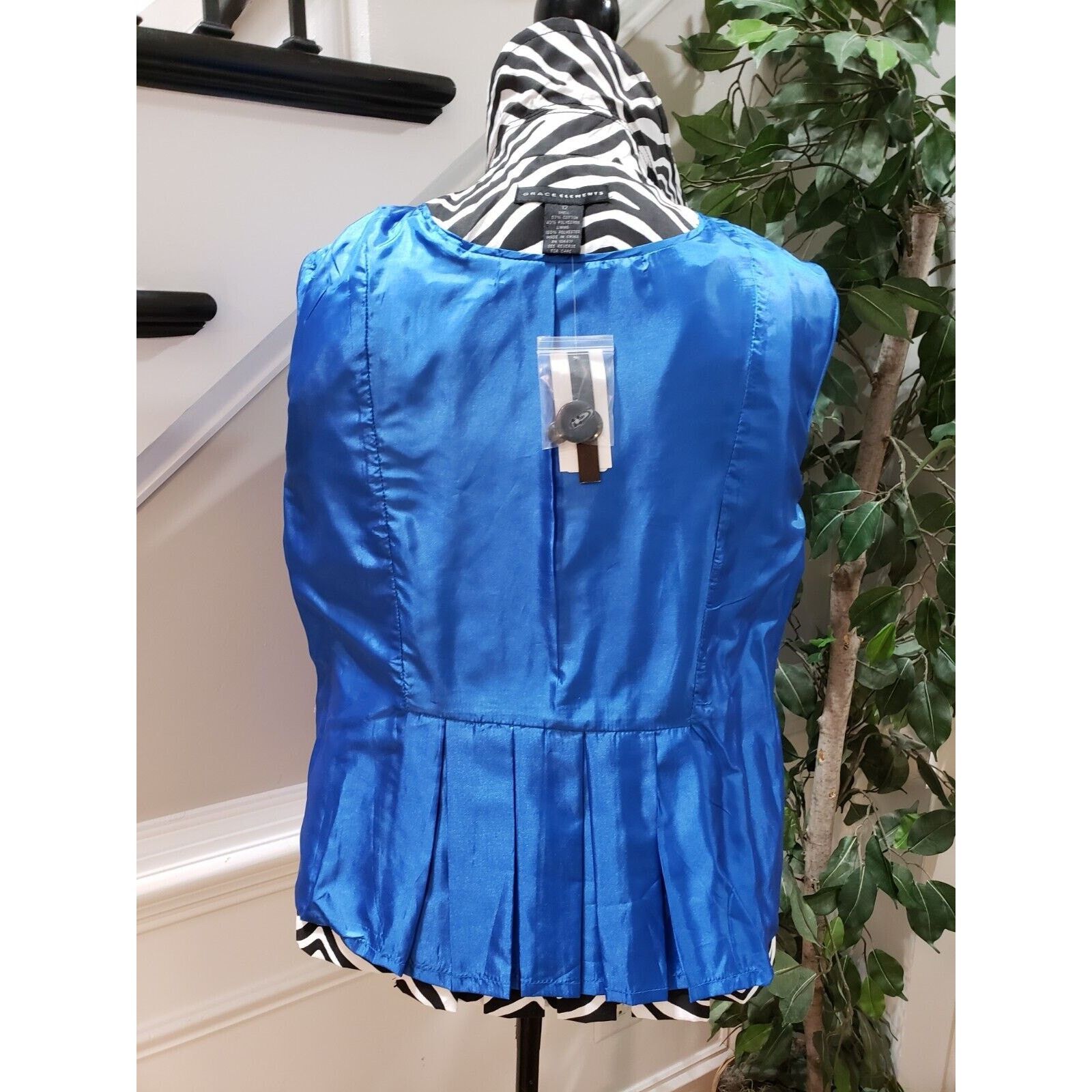 Other Grace Elements Zebra Print Double Breasted Trench Jacket M Size M / US 6-8 / IT 42-44 - 10 Thumbnail