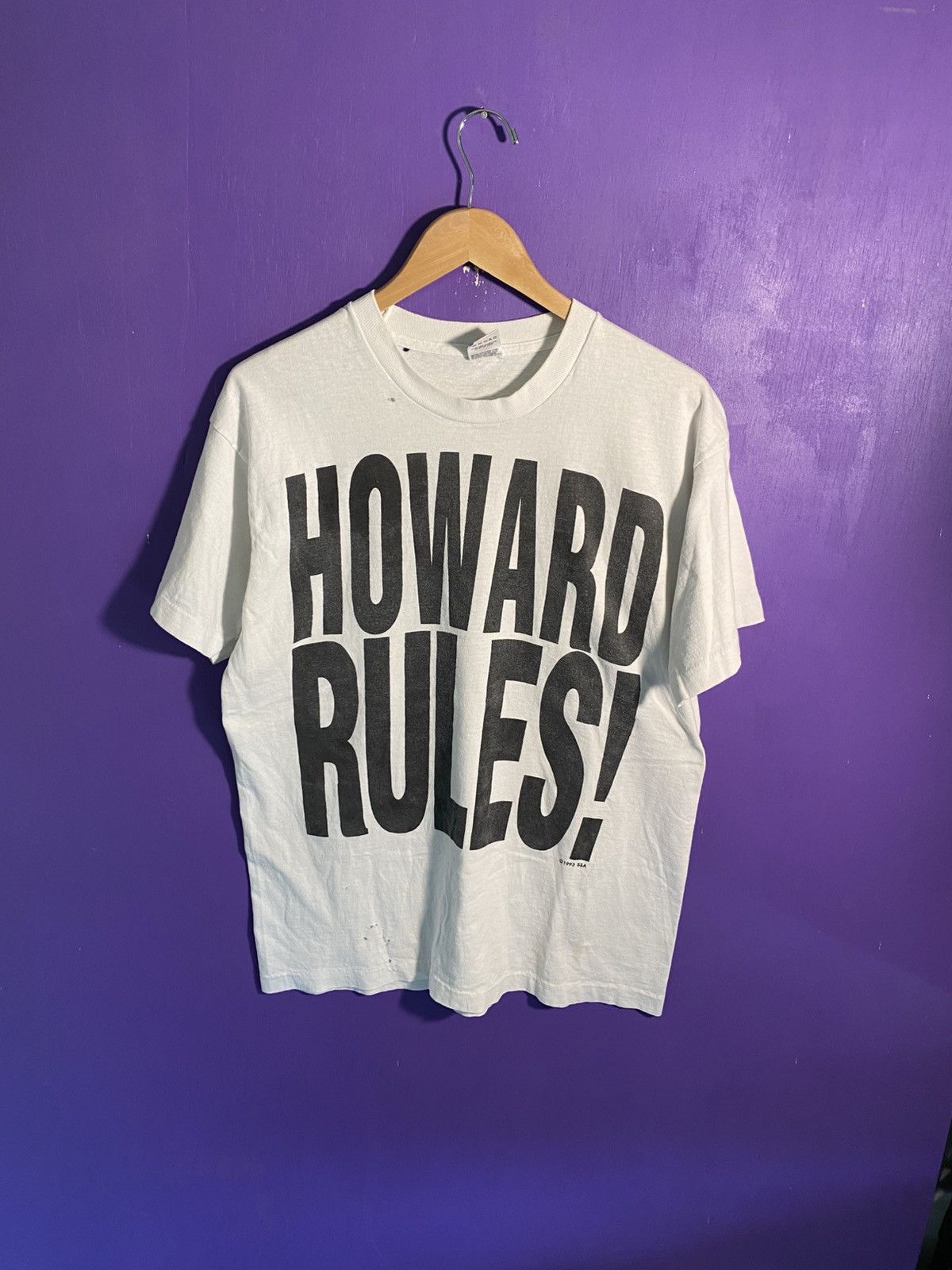 Other Vintage 1993 Howard stern HOWARD RULES t-shirt Size US L / EU 52-54 / 3 - 1 Thumbnail