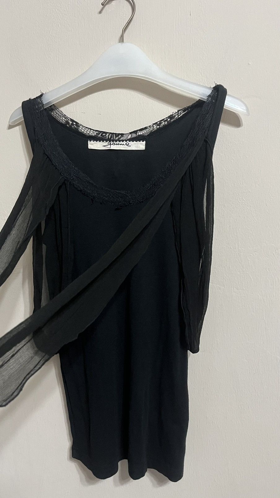 gomme Vintage Gomme Yohji Yamamoto Tank top with silk wings Size S / US 4 / IT 40 - 6 Thumbnail