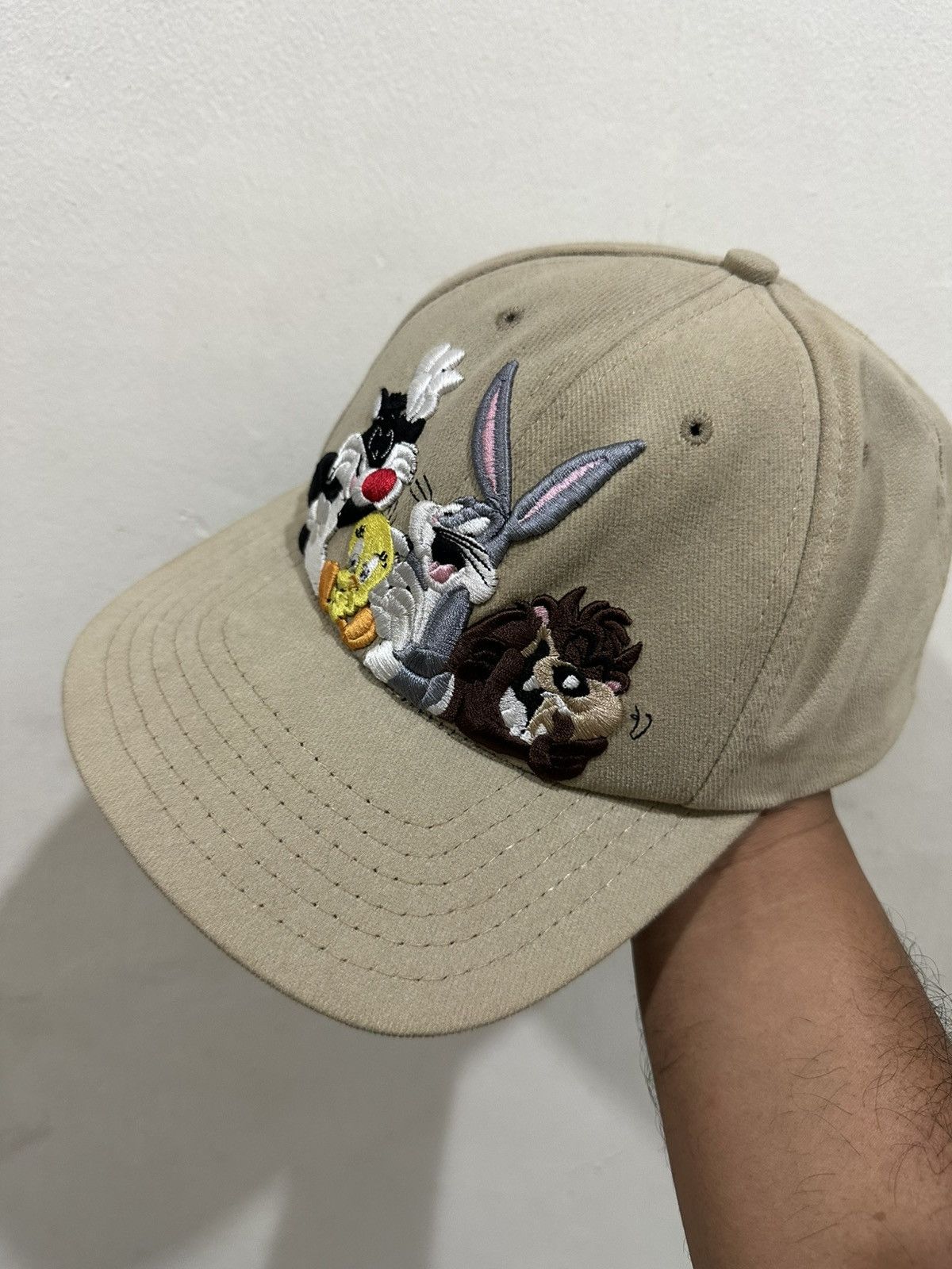 Vintage × Warner Bros 1997 Looney Tunes Space Jam Embroid Hat Size ONE SIZE - 2 Thumbnail