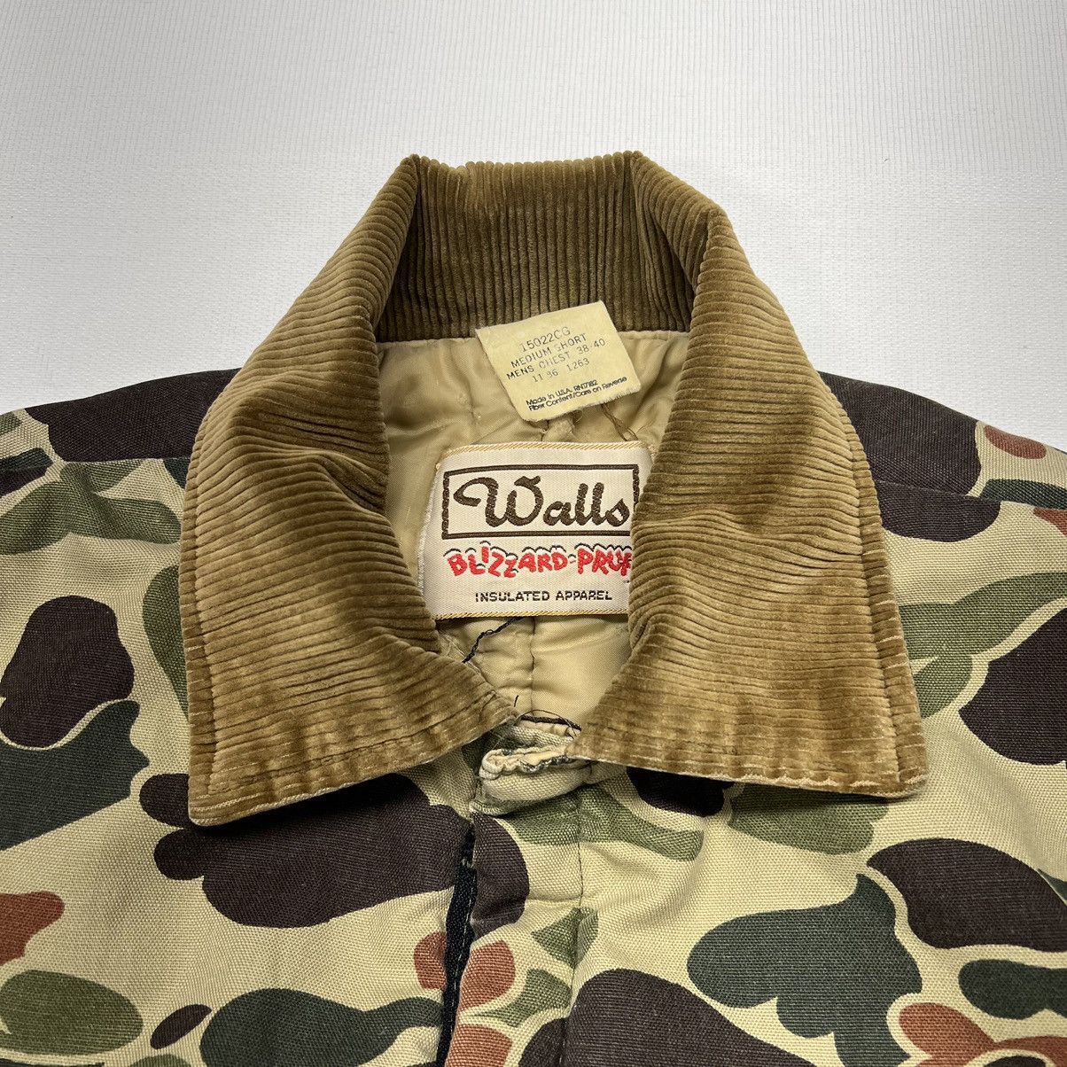 Vintage × Walls VTG Walls Blizzard Pruf Coverall Duck Camo Insulated Zip 90s Size US M / EU 48-50 / 2 - 6 Thumbnail