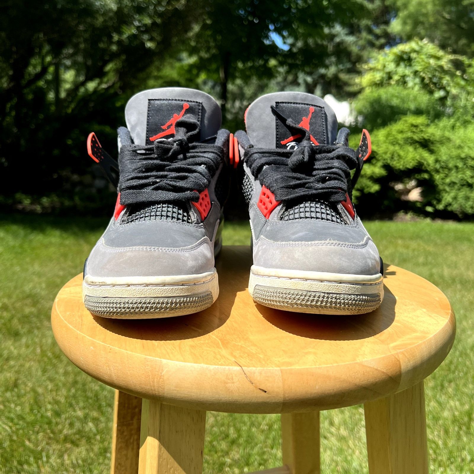 Jordan Brand × Nike Nike Air Jordan 4 Retro Infrared Men's Shoes - Size 9 Size US 9 / EU 42 - 4 Thumbnail
