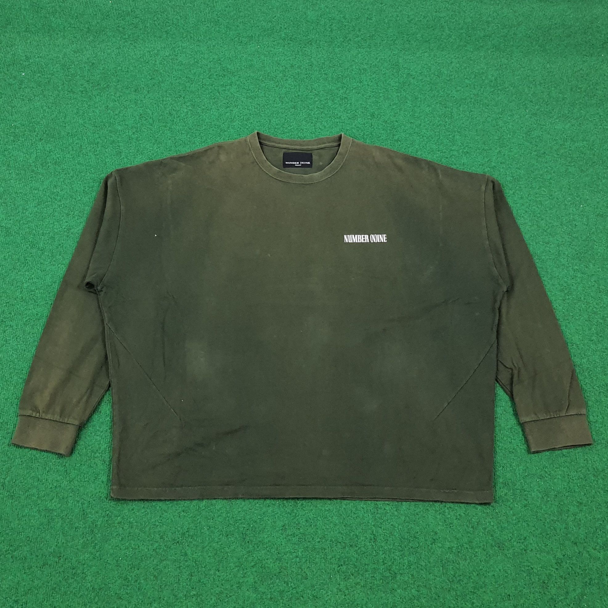 Japanese Brand × Number (N)ine × Vintage Vintage Number Nine Spell Out Oversized Boxy Cut Tshirt Size US L / EU 52-54 / 3 - 3 Thumbnail