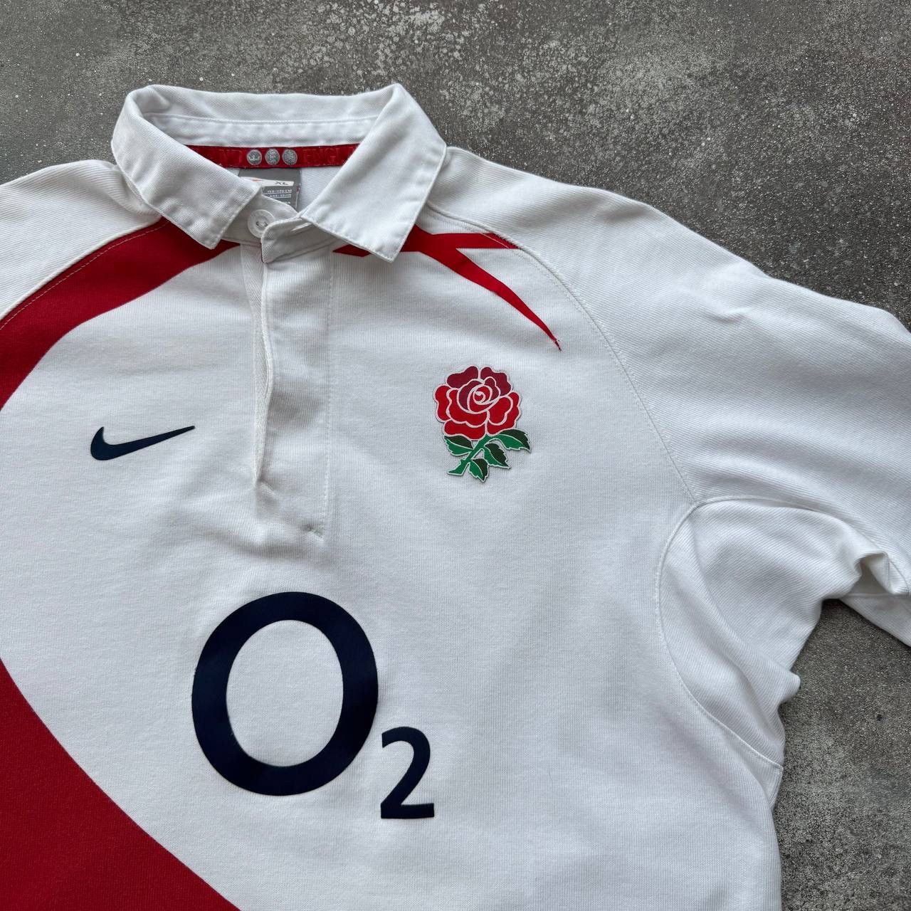Nike × Vintage Nike Vintage Rugby Chief Keef Style Long Sleeve Shirt Size US S / EU 44-46 / 1 - 5 Thumbnail