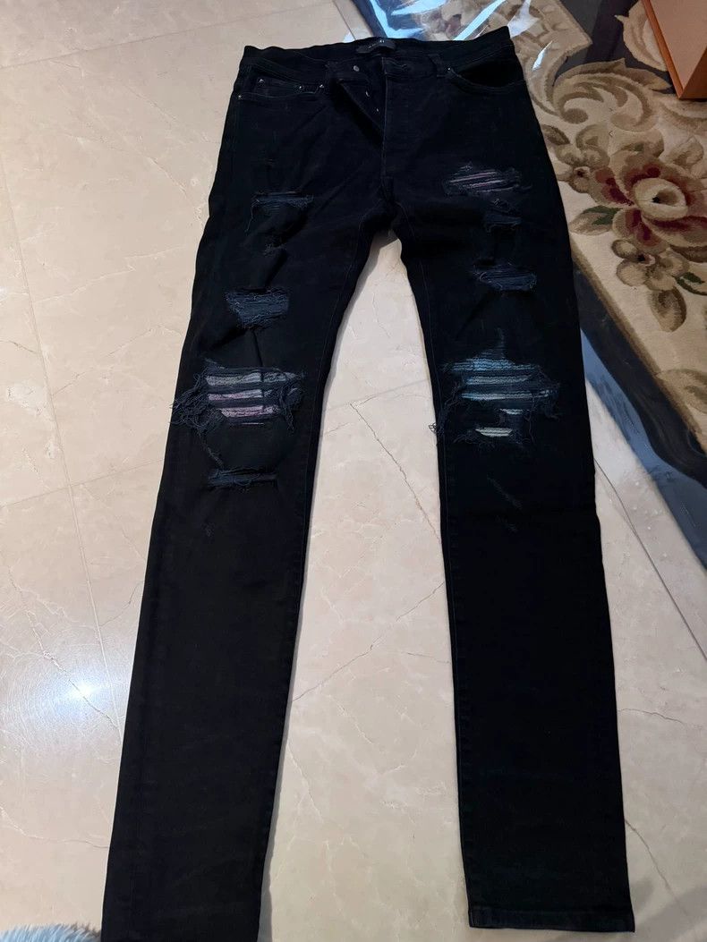 Amiri Amiri colorful patchwork denim pants Size US 32 / EU 48 - 1 Thumbnail