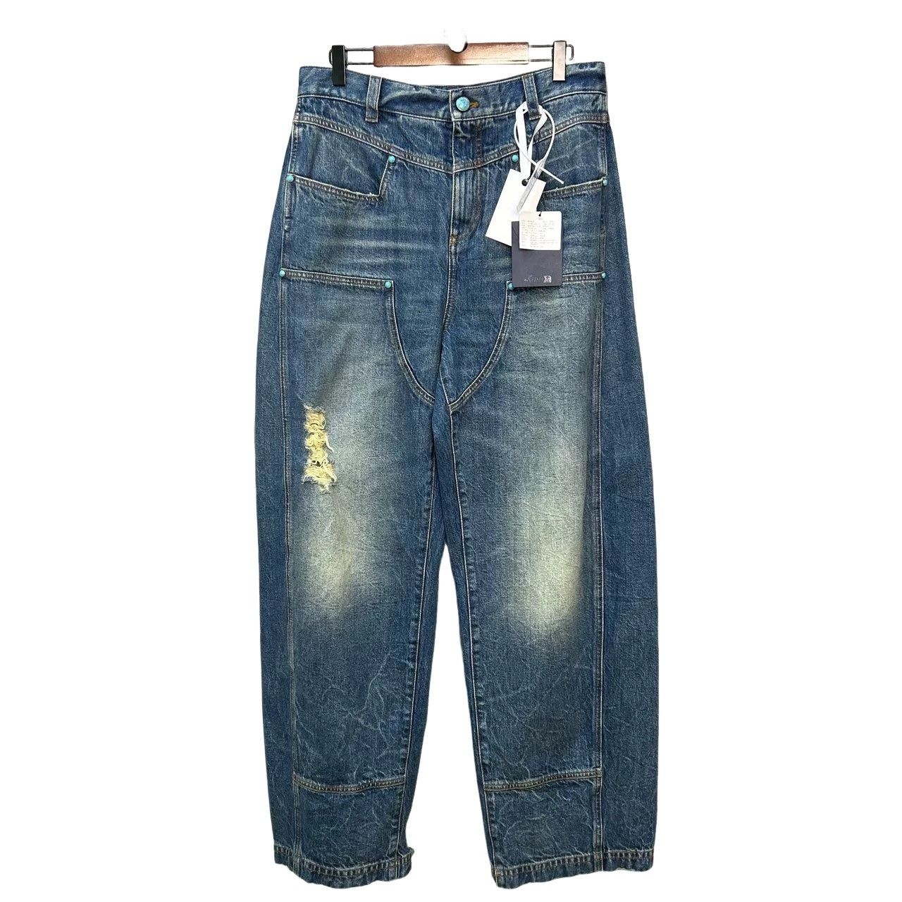 Louis Vuitton Louis Vuitton FW24 Washed Cargo Denim Jeans Size 29 Size US 29 - 1 Thumbnail