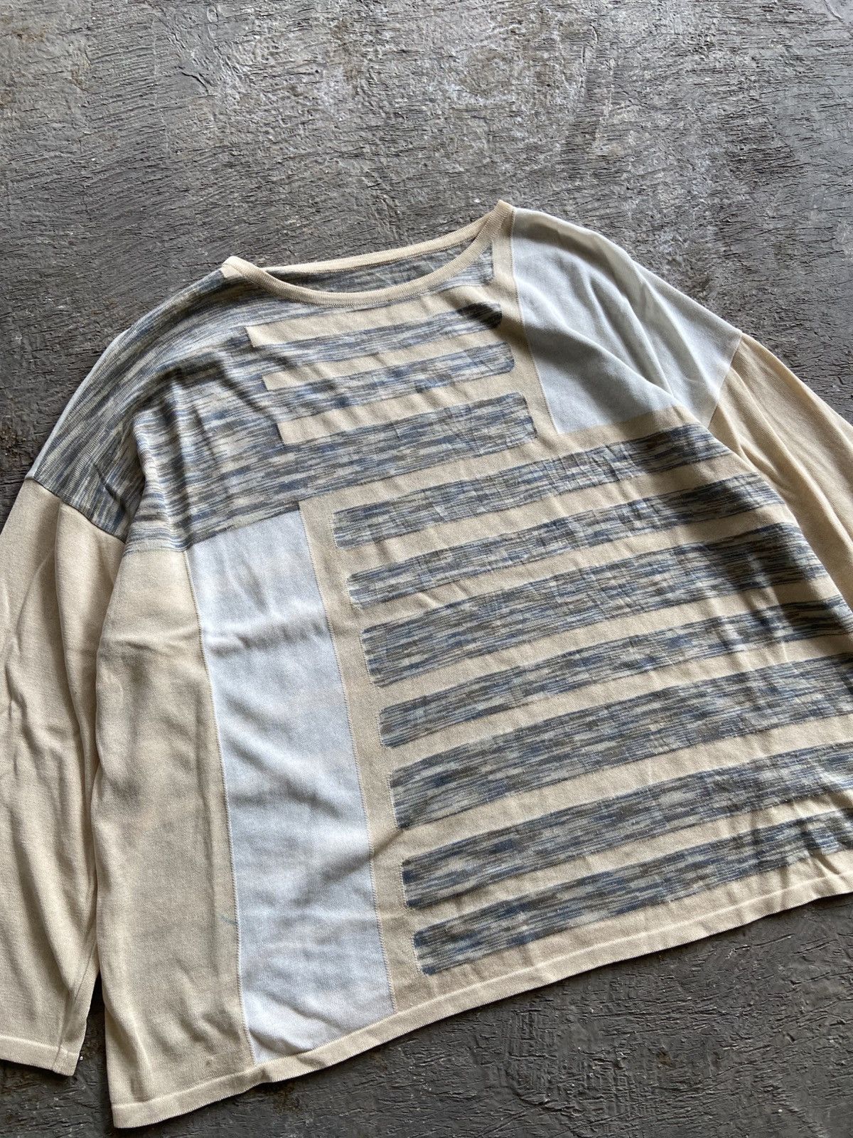 Issey Miyake 2000s Heart Haat by Issey Miyake - Long Sleeve Knitwear Size M / US 6-8 / IT 42-44 - 2 Thumbnail