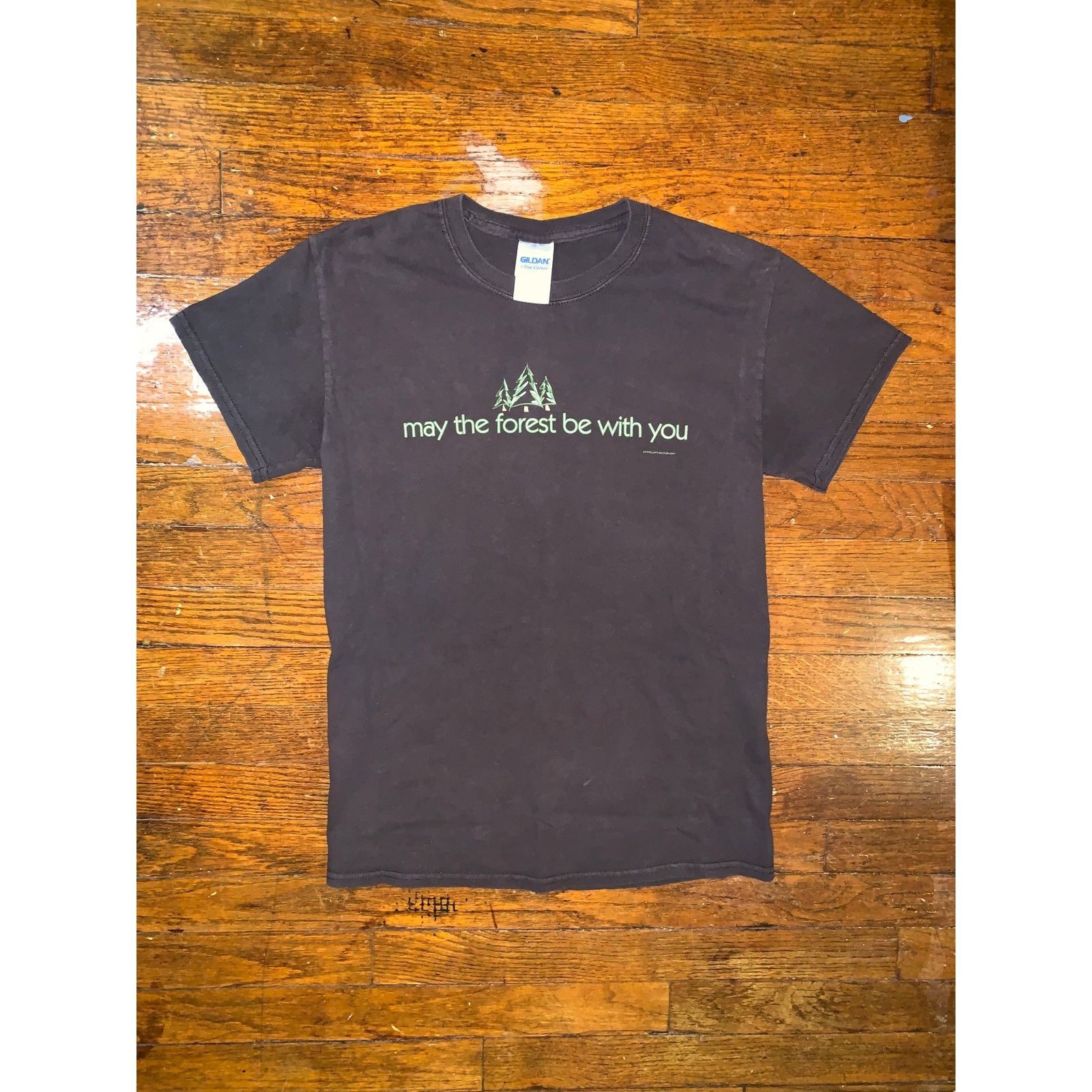 Gildan May The Forest Be With You T Shirt Small Nature Parody Tee Size US S / EU 44-46 / 1 - 1 Thumbnail