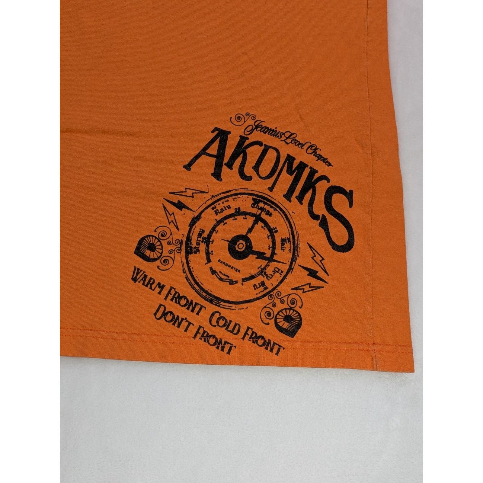 Akademiks VTG Akademiks Storm Riders Orange Tee XXL Embroidered 99 Size US XXL / EU 58 / 5 - 9 Thumbnail